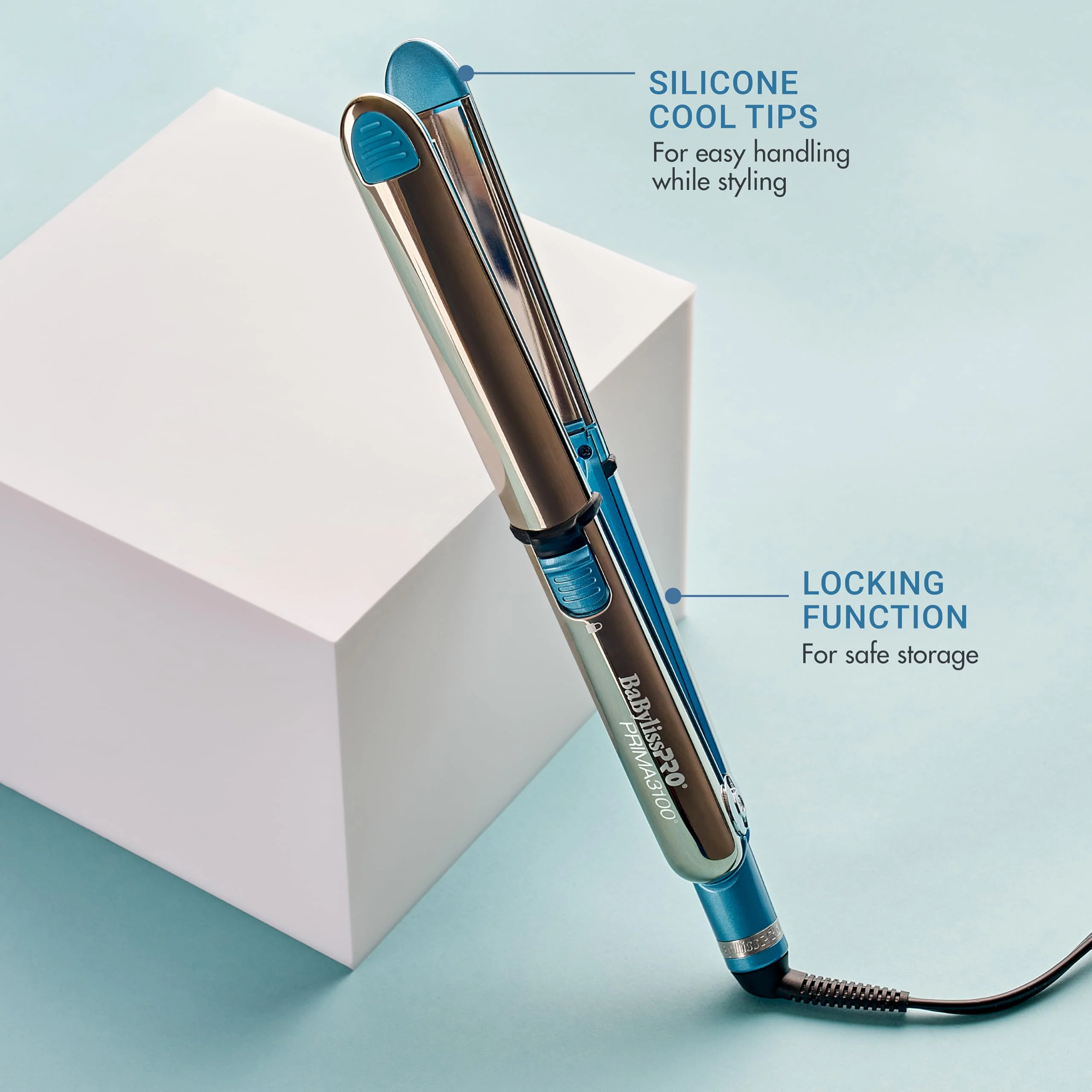 BaBylissPRO Limited Edition 1 1/4" Nano Titanium Prima3000 Ionic Hair Straightener - Image 2