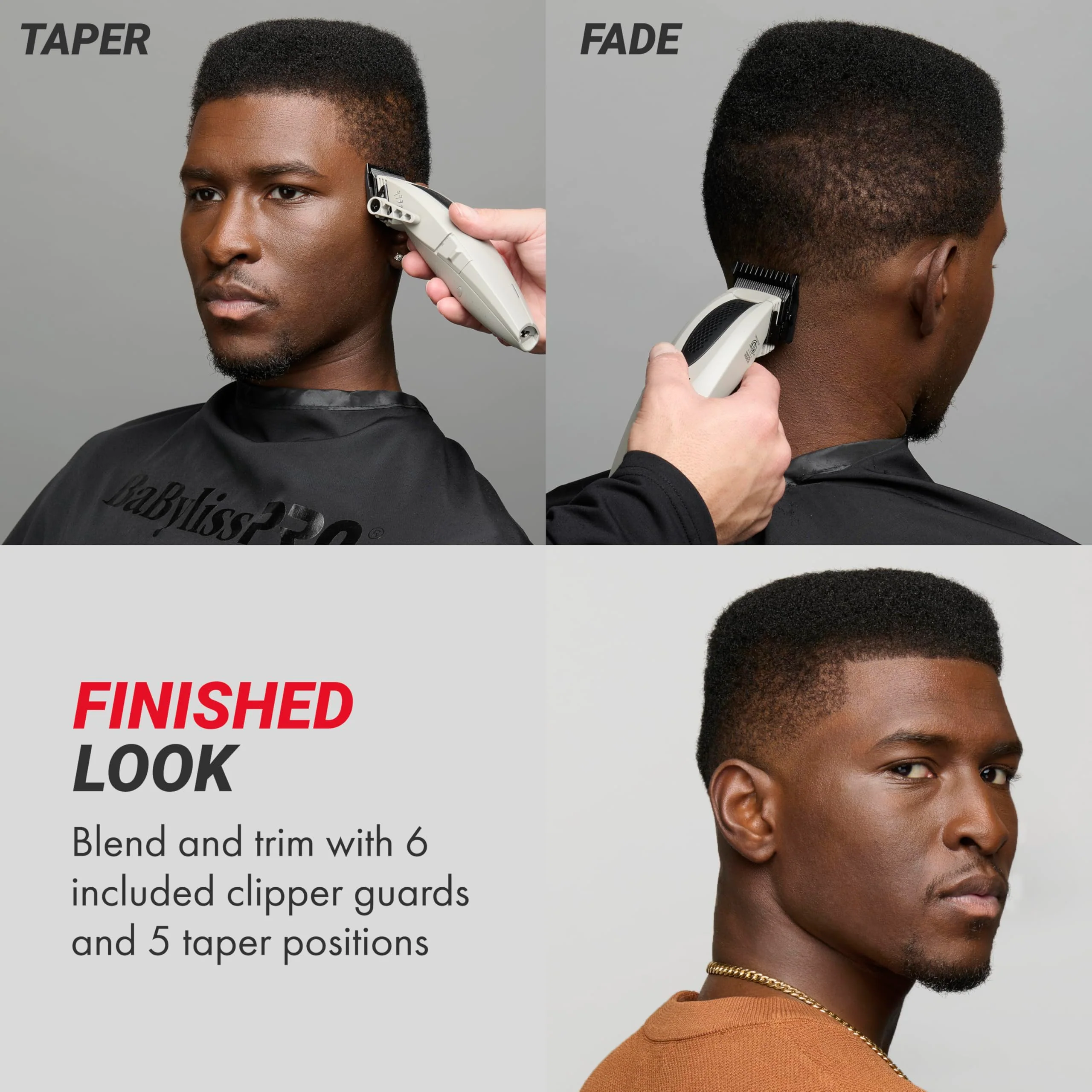 BaBylissPRO Limited Edition LithiumFX+ Cord/Cordless Lithium Ergonomic Clipper (Mist Collection) - Image 3
