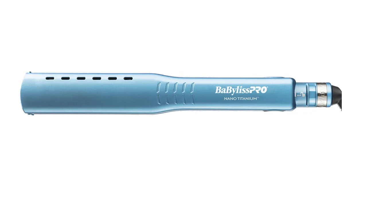 BaBylissPRO Nano Titanium Ionic Flat Iron Hair Straightener, 1 1/2" Hair Straightener Iron for Smooth, Shiny, Frizz- Free Hair and All Hair Types - Image 4