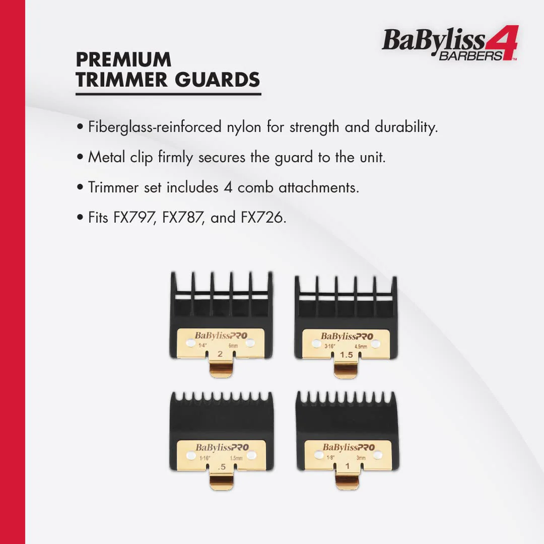 BaBylissPRO Premium Trimmer Guards for FX797,FX787, FX726 - Image 3