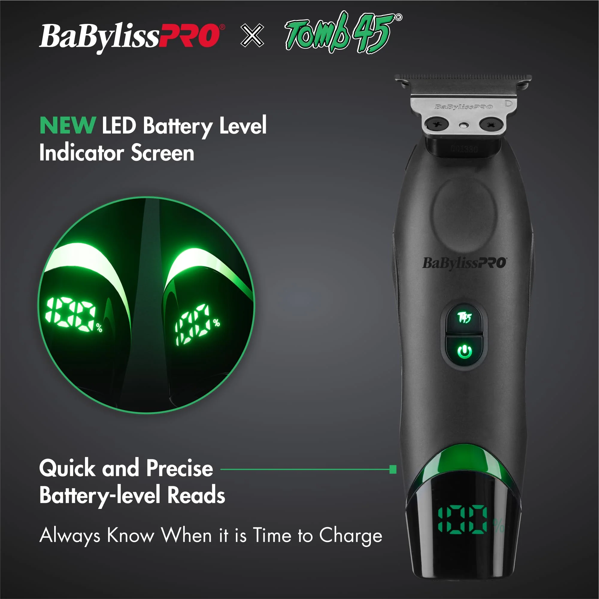 BaBylissPRO x Tomb45 Wireless-Charging Clipper and Trimmer Prepack - Image 5