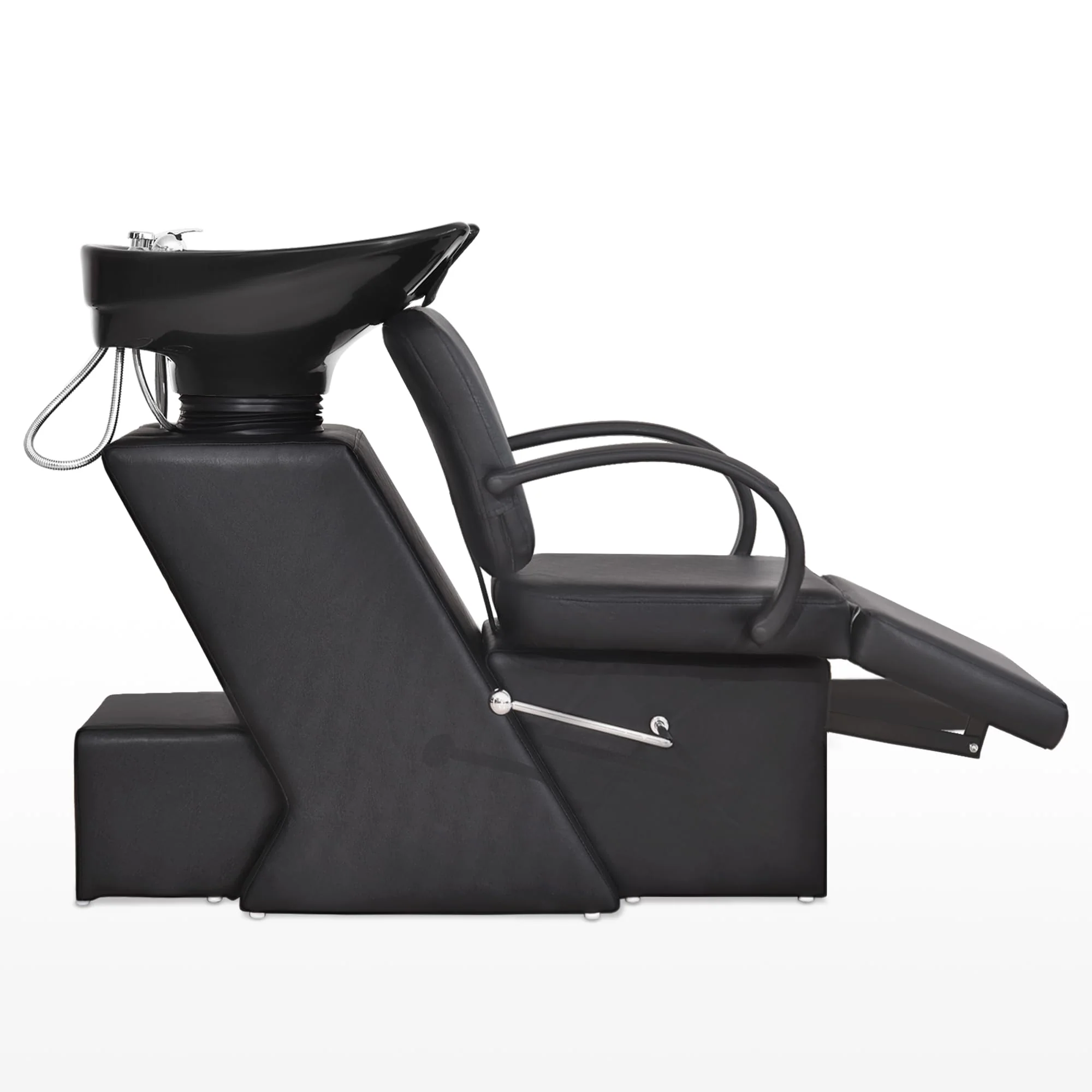 BarberPub Ceramic Bowl Shampoo Chair, Adjustable Backwash Sink, Hair Stylist Barber Chairs for Salon Beauty Spa Tattoo Unit Station 9051 - Image 9