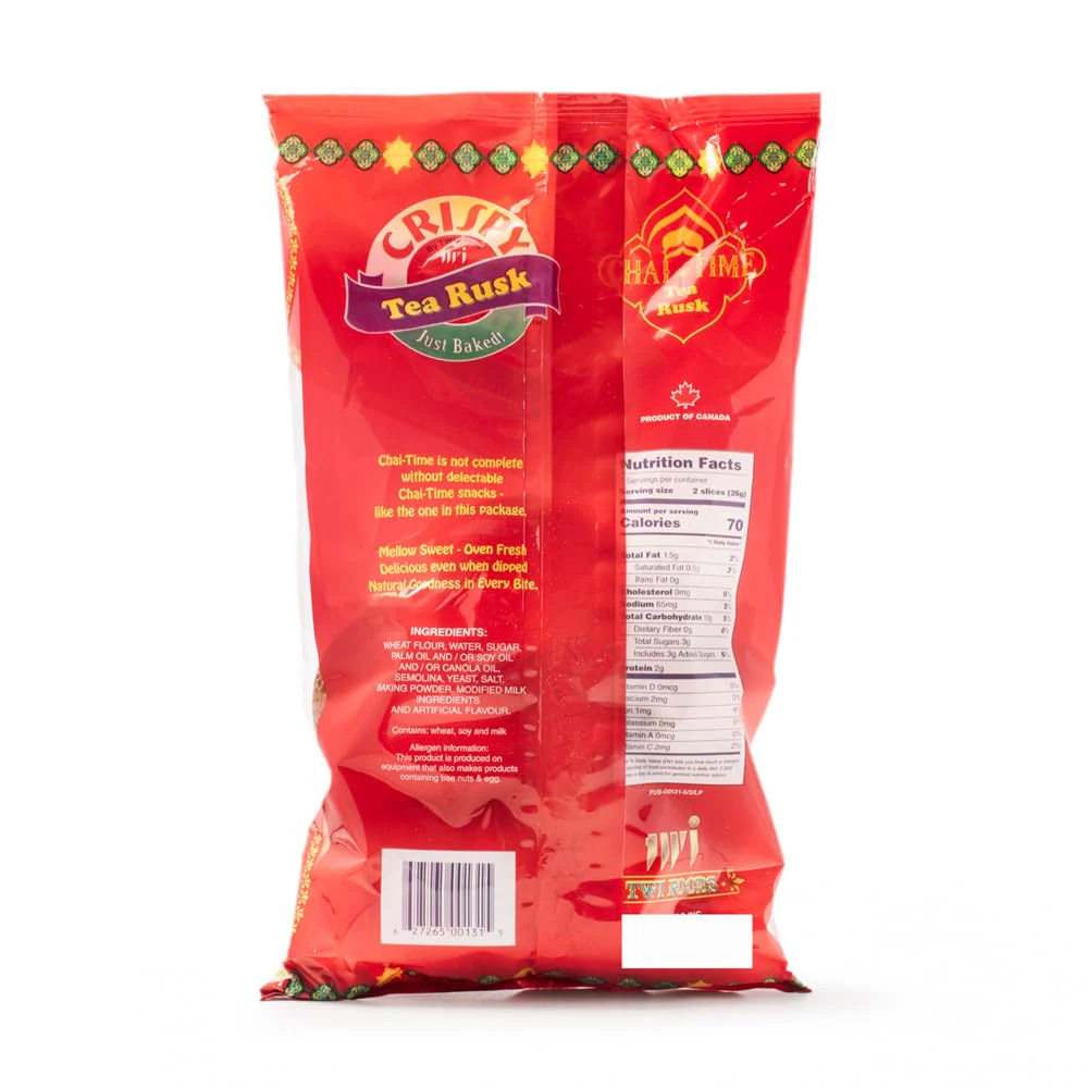 BENGAL BOX TWI Crispy Tea Rusk 3 Pakcs - 200g, Indian Snacks, Best Snack with Tea - Image 3