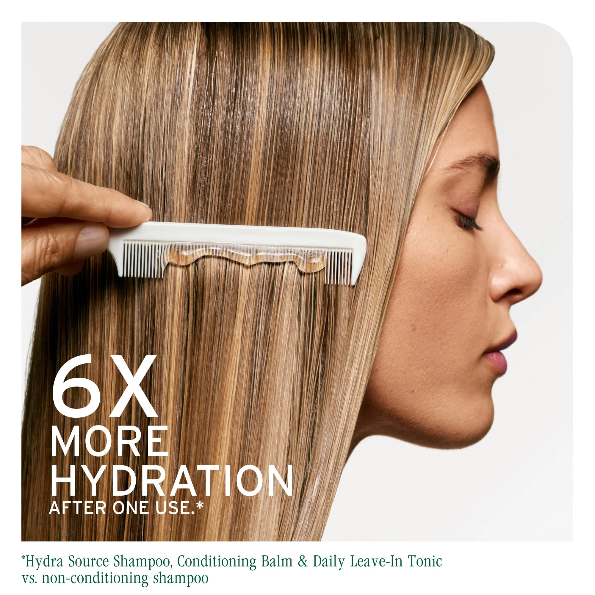 Biolage Hydra Source Detangling Solution - Conditions, Instantly Detangles & Controls Static, For Dry Hair, With Micro-Filtered Aloe Vera & Fermented Hyaluronic Acid, 13.5 Fl Oz, Packaging may vary - Image 4