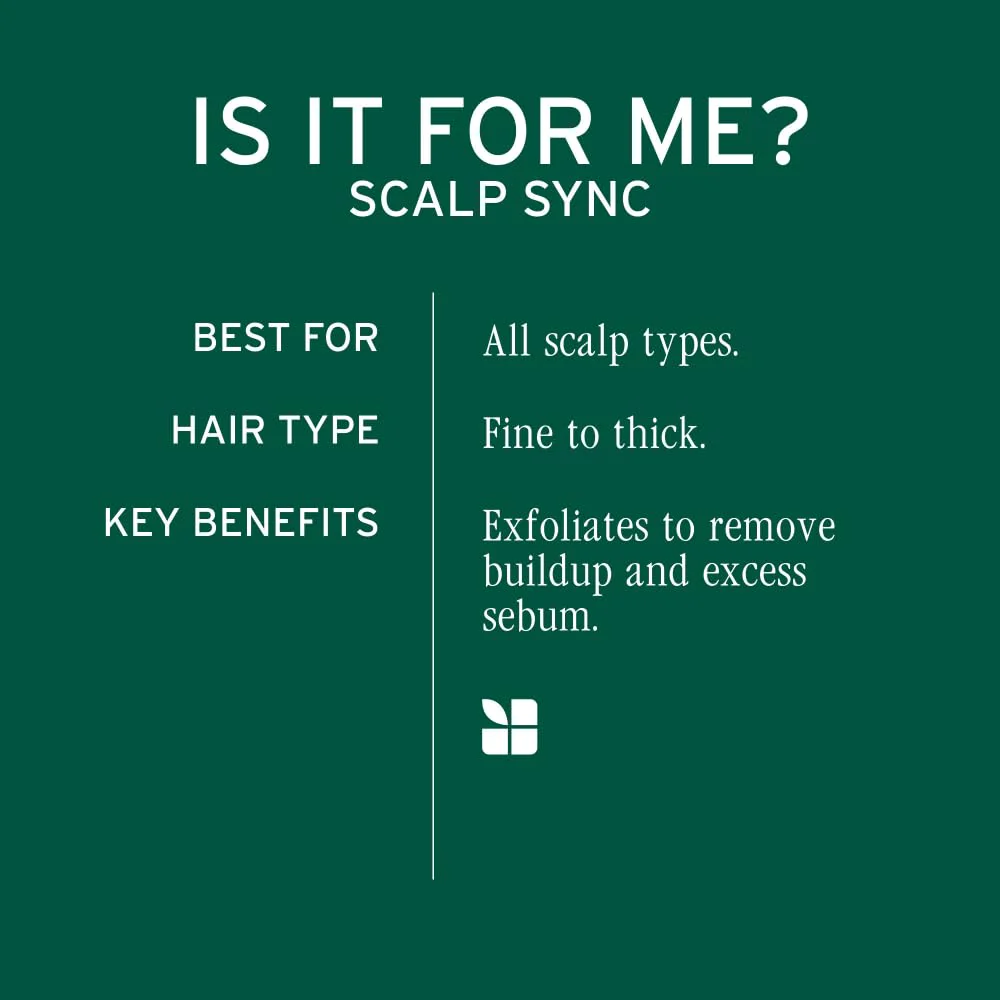 Biolage Scalp Sync Purifying Concentrate - Exfoliating & Clarifying Dry Scalp Treatment, Refreshing & Reinvigorating, Fermented Tea Blend & Glycolic Acid - Image 5