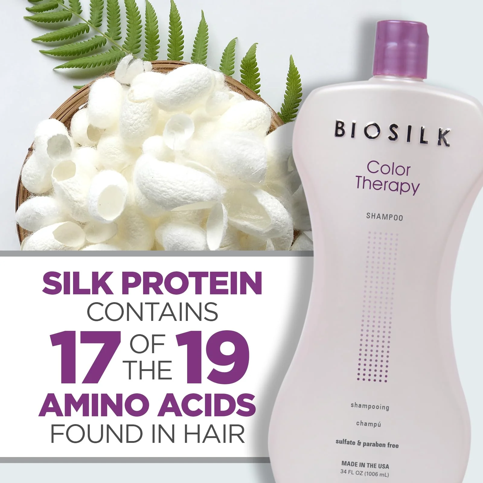 BioSilk Color Therapy Shampoo & Conditioner Duo, Gently Cleanses & Replenishes Moisture, Sulfate, Paraben, & Cruelty-Free, 34 Oz (Pack of 2) - Image 6