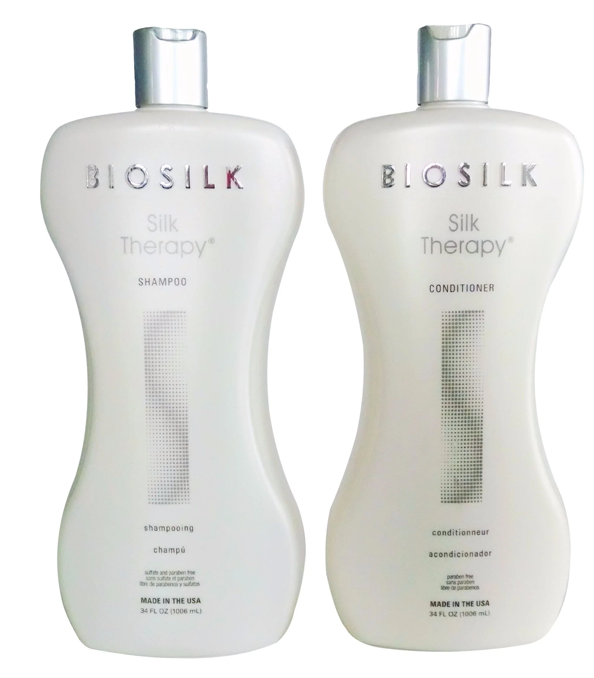 Biosilk Silk Therapy Duo Set Shampoo and Conditioner 34 Oz
