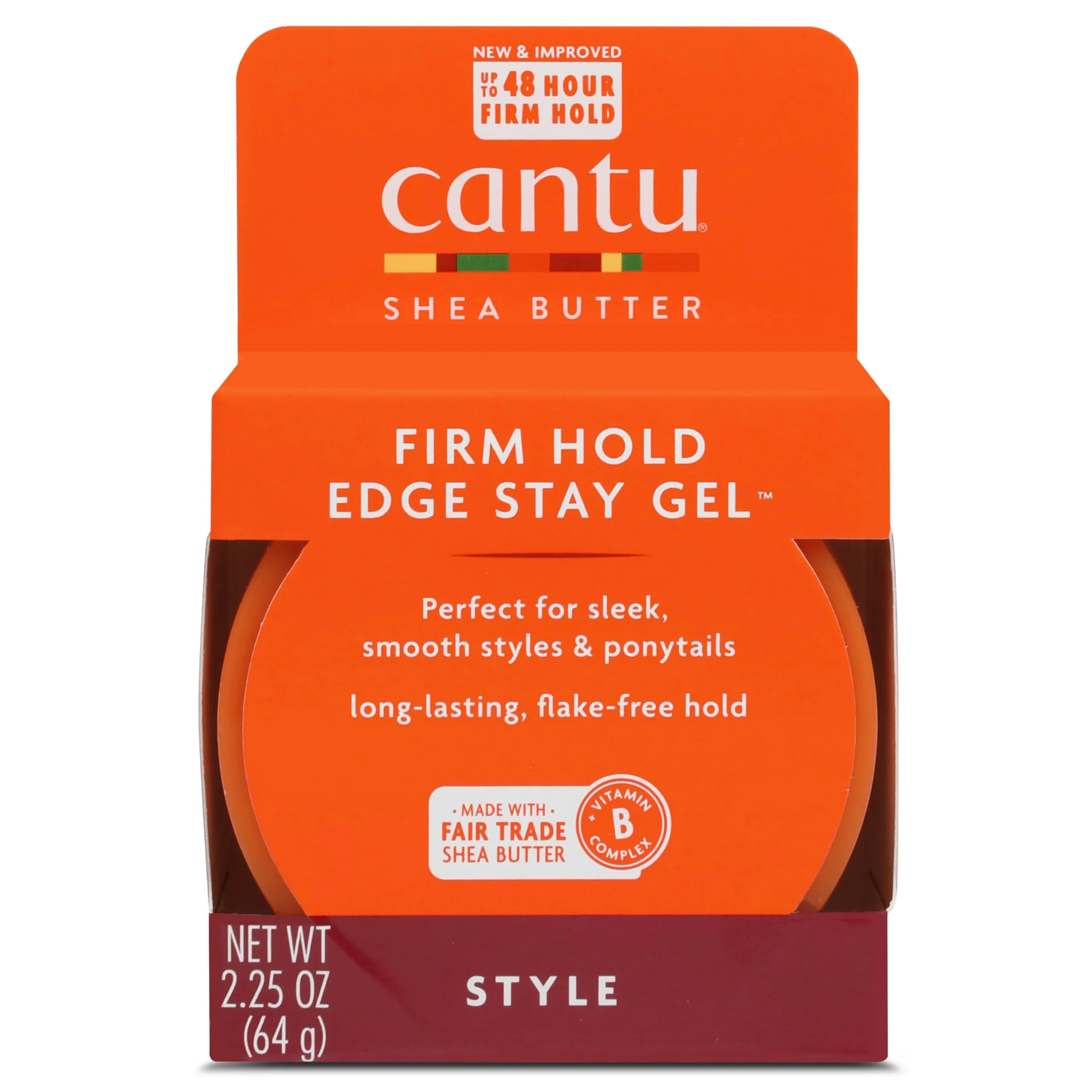 Cantu Extra Hold Edge Stay Gel, 2.25 Ounce