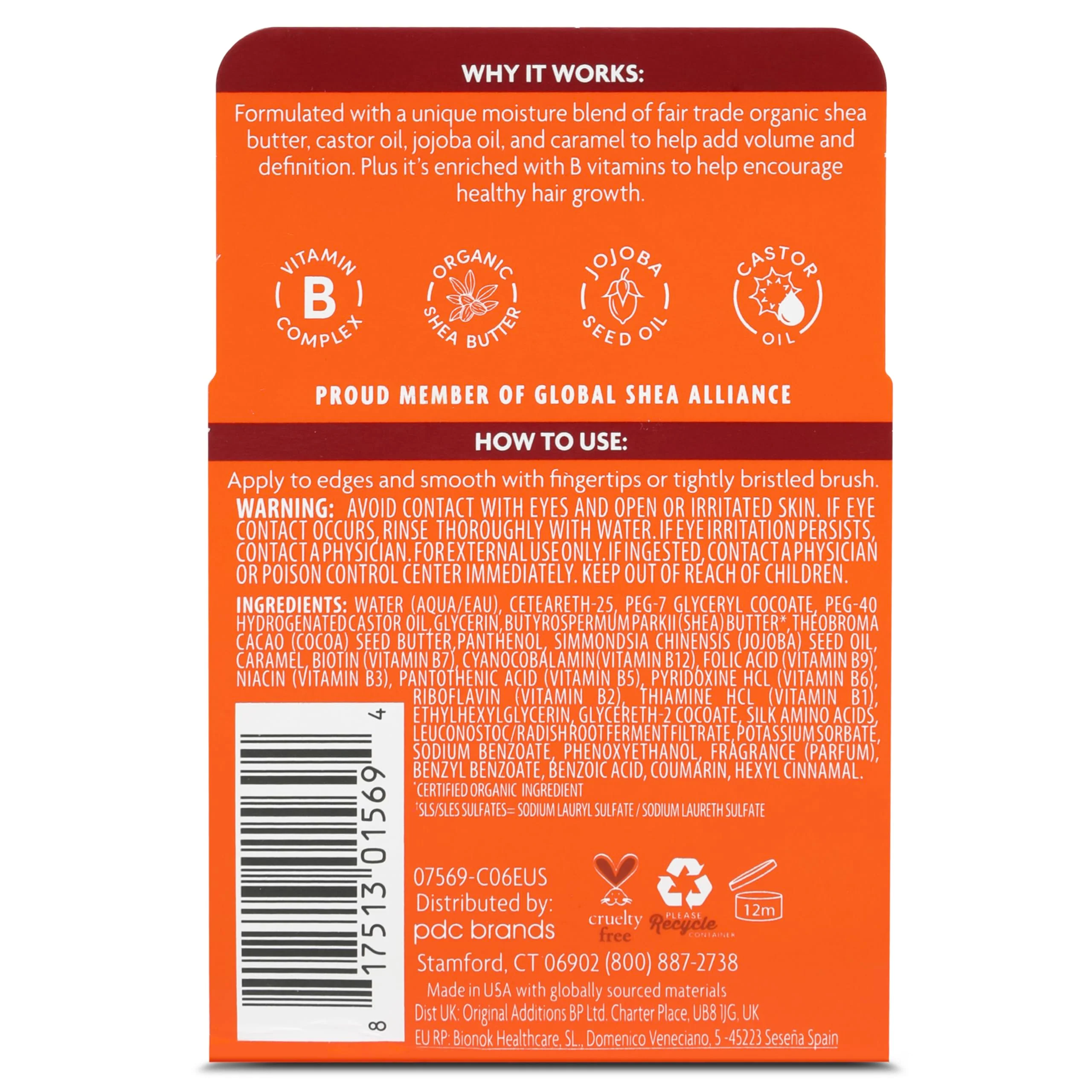 Cantu Extra Hold Edge Stay Gel, 2.25 Oz - Image 2