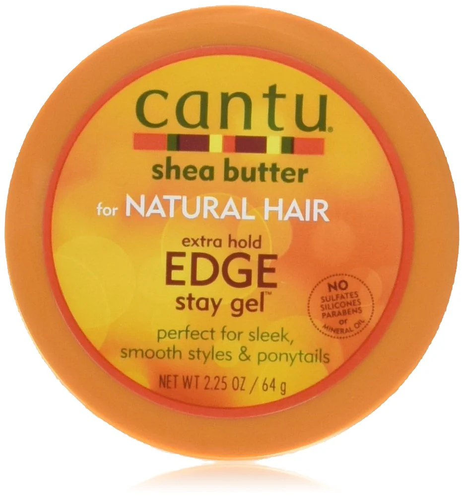 Cantu Extra Hold Edge Stay Gel with Shea Butter, 2.25 oz (Packaging May Vary)