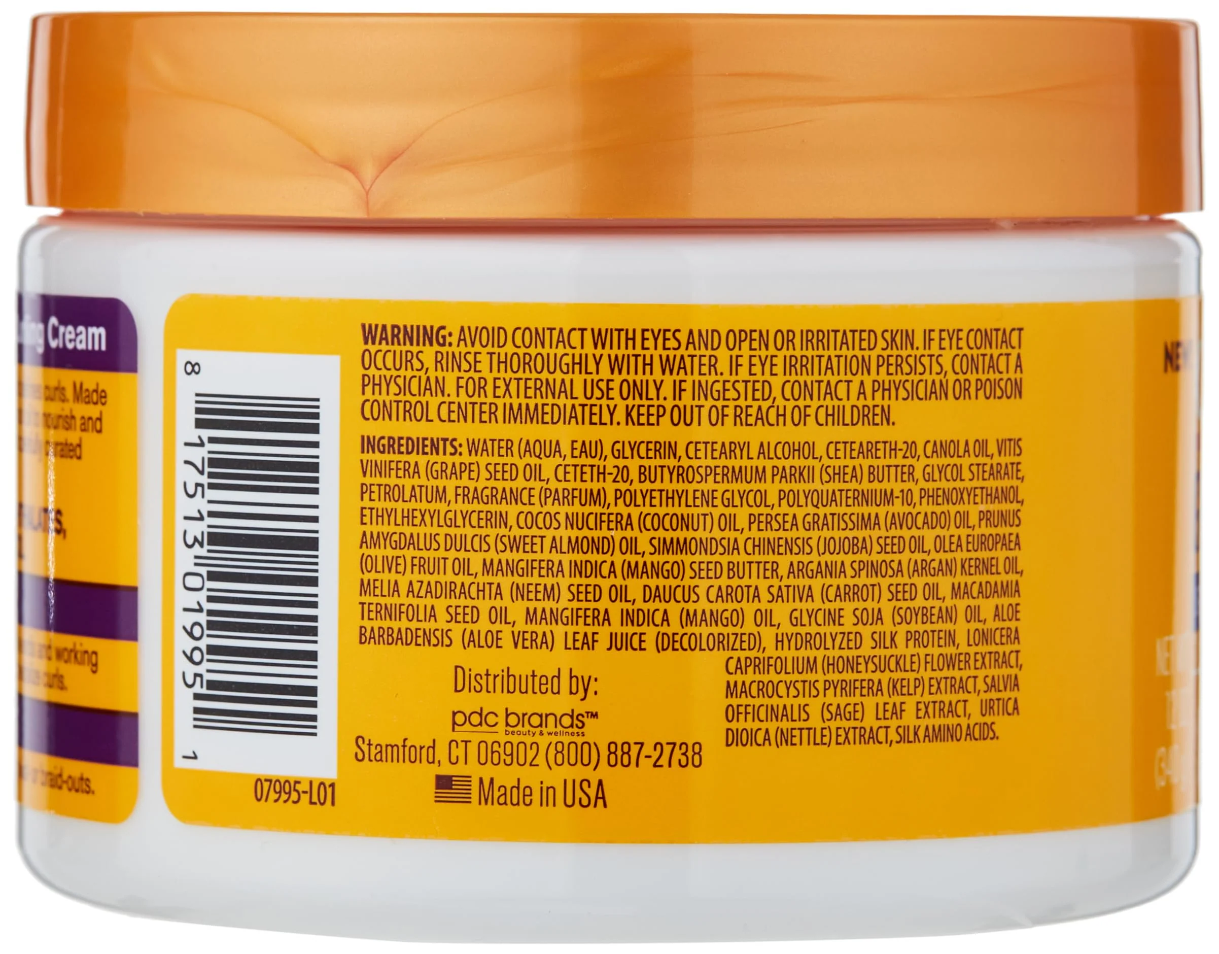 Cantu Grapeseed Strengthening Curl Cream, 12 oz - Image 2