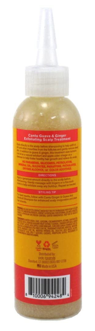 Cantu Guava & Ginger Pre-Poo Treatment 6 Ounce (180ml) (Pack of 3) - Image 4