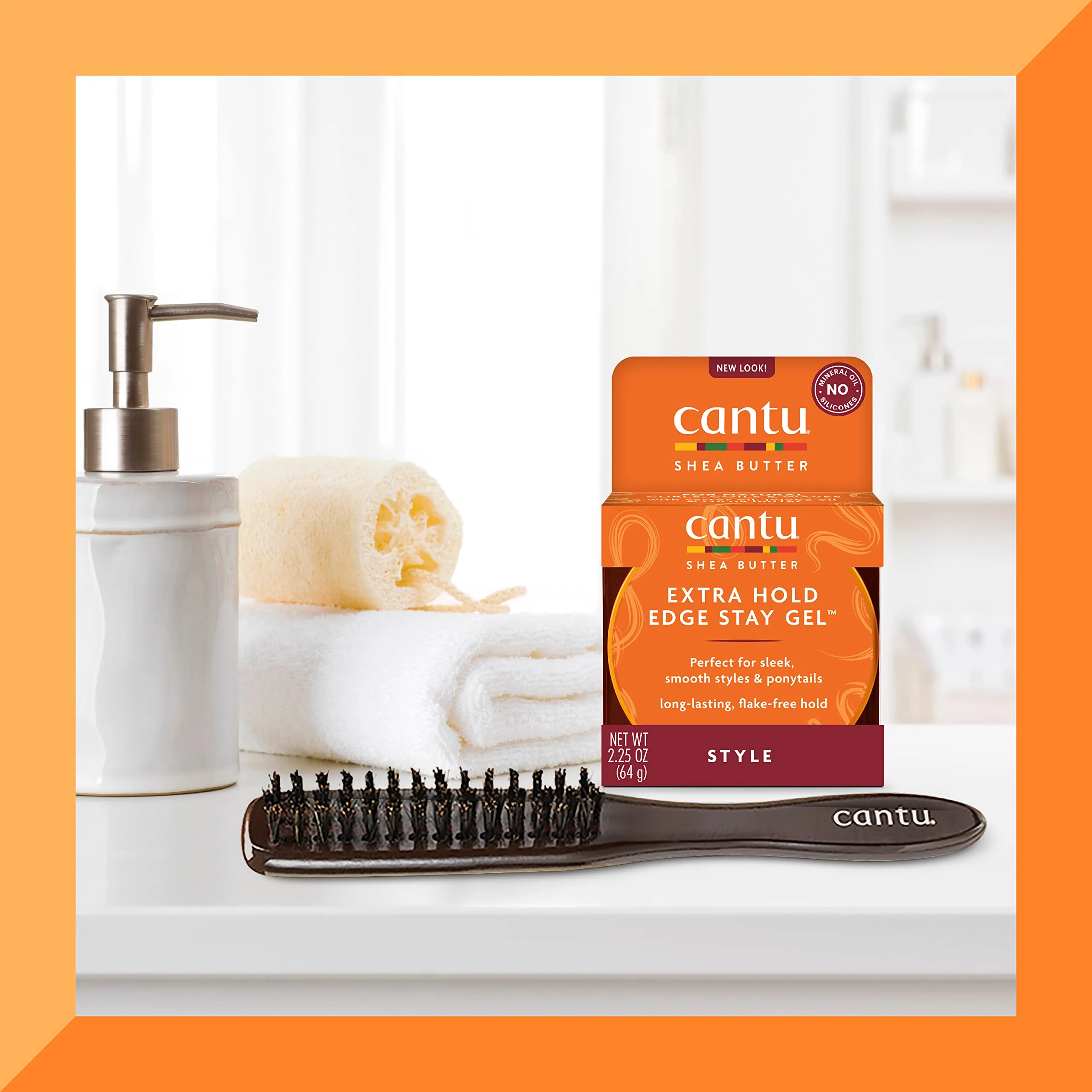 Cantu Hair Accessories Updo Natural Bristle Brush - Image 3