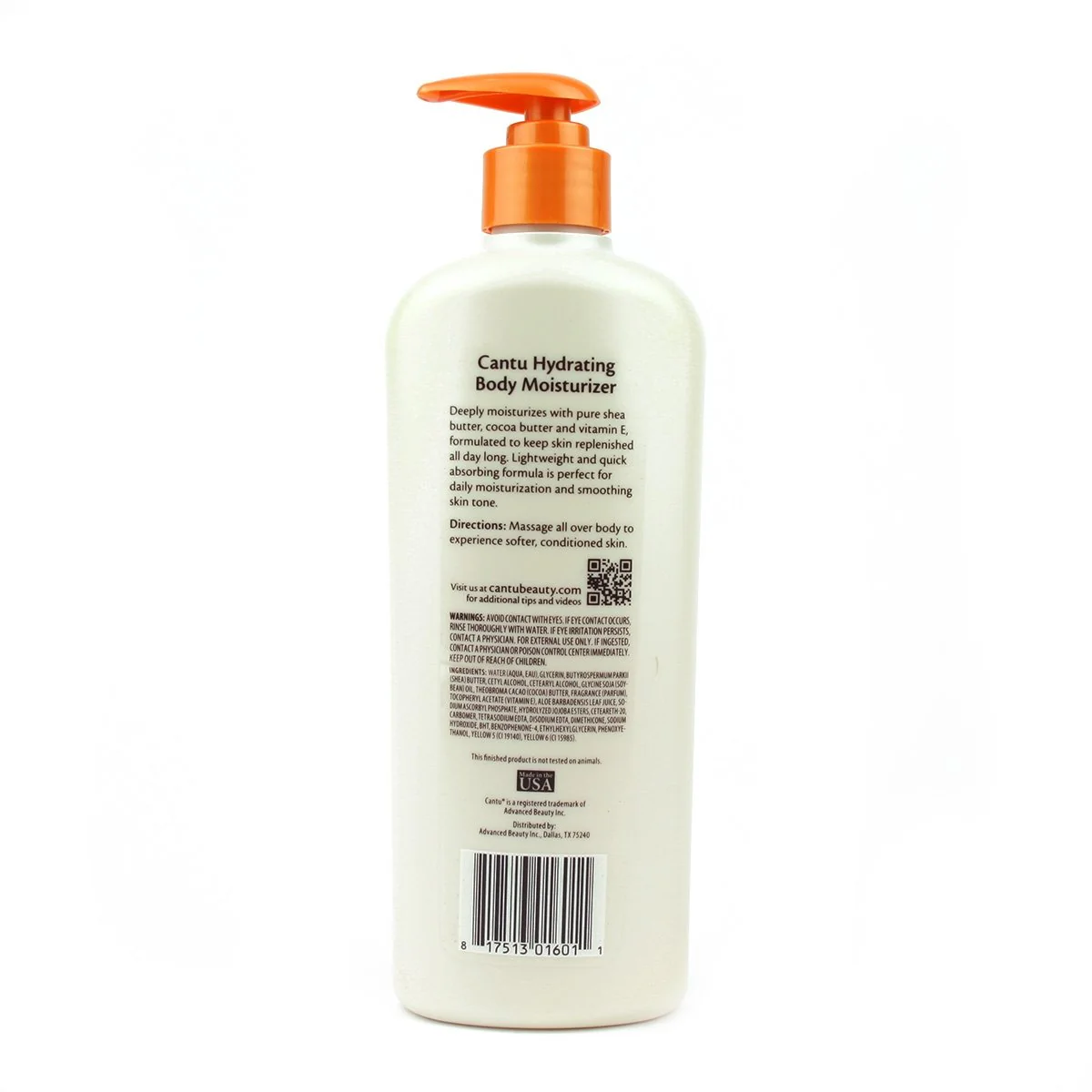 Cantu Hydrating Body Moisturizer, 16.0 Fl Oz - Image 3