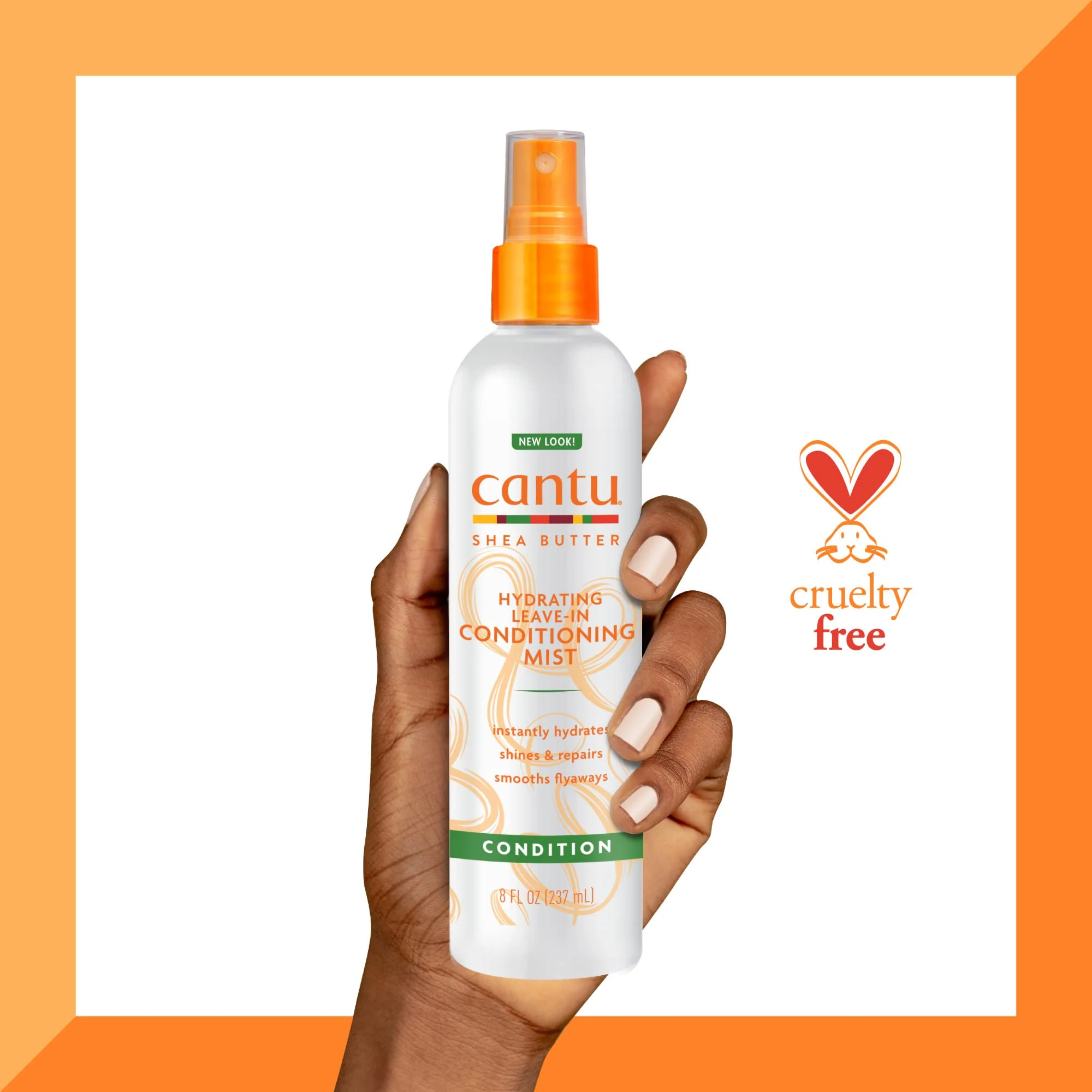 Cantu Leave-In Conditioning Mist with Pure Shea Butter, 8 fl oz (Pack of 2) - Image 5