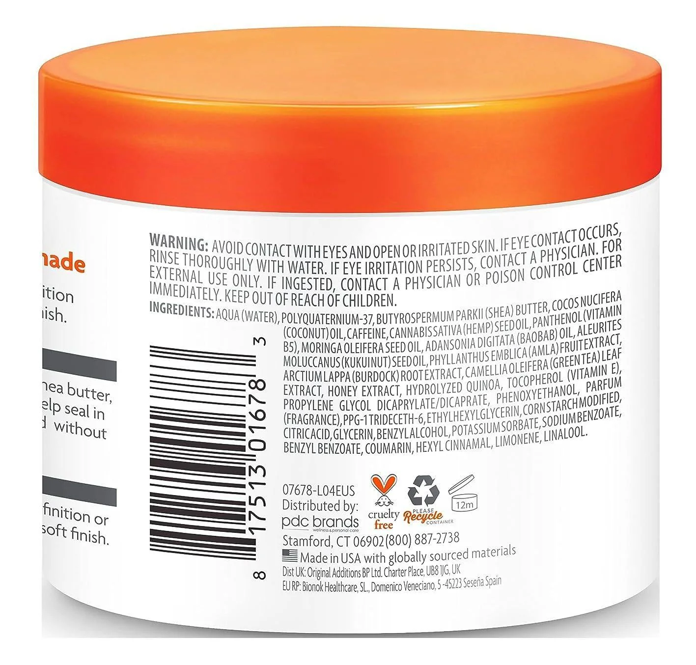 Cantu Mens Cream Pomade 8 Ounce Jar (236ml) (6 Pack) - Image 2