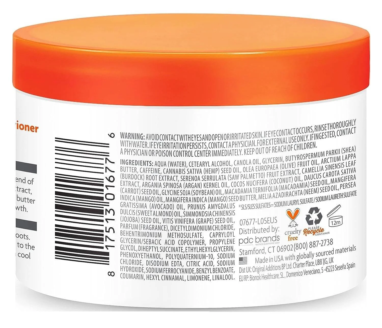 Cantu Mens Leave-In Conditioner 13 Ounce Jar (384ml) (6 Pack) - Image 2