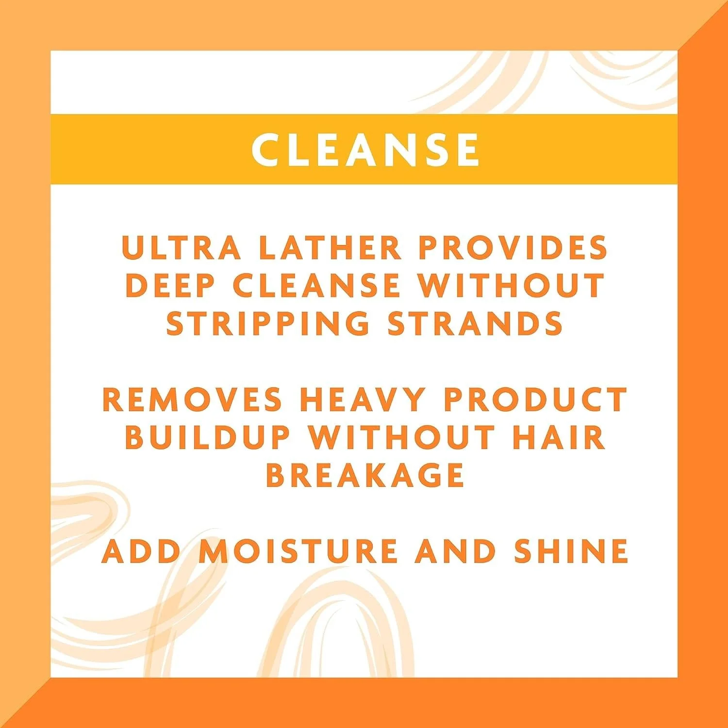 Cantu Moisturizing Cream Shampoo with Shea Butter, 13.5 fl oz - Image 3