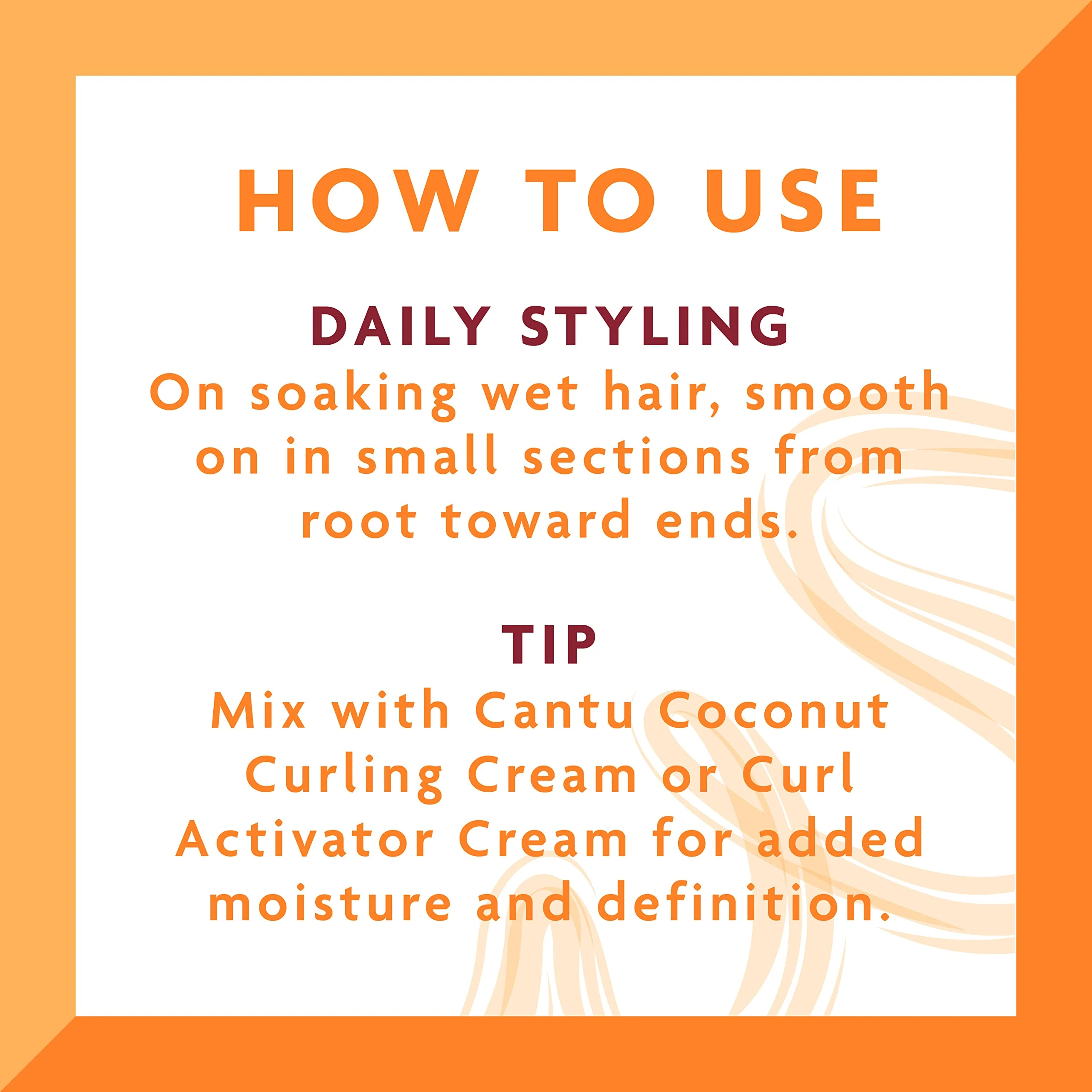 Cantu Shea Butter for Natural Hair Curling Custard, 12 Ounce - Image 9