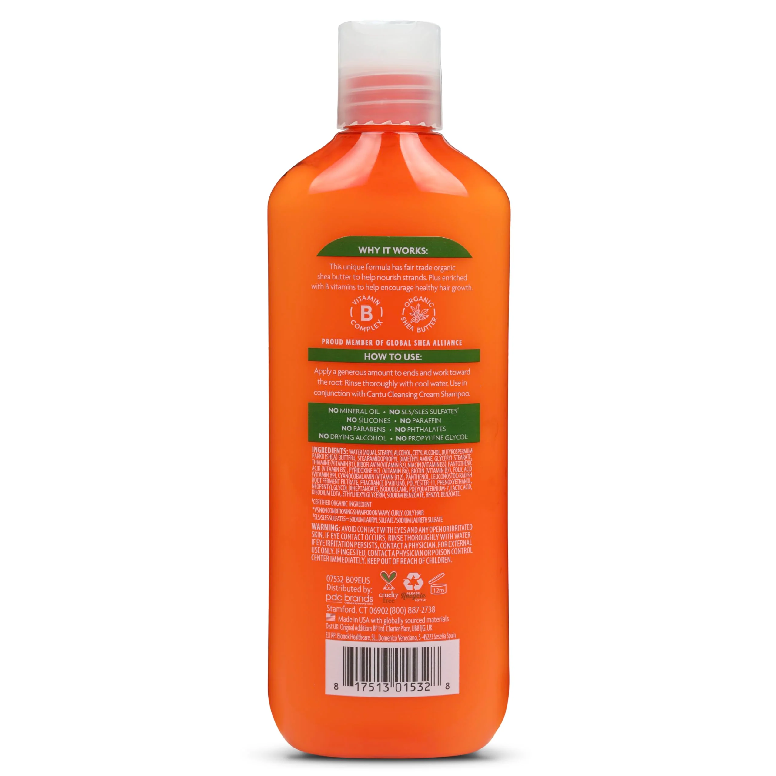 Cantu Shea Butter for Natural Hair Hydrating Cream Conditioner, 13.5 Ounce (07532-12/3EU) - Image 2