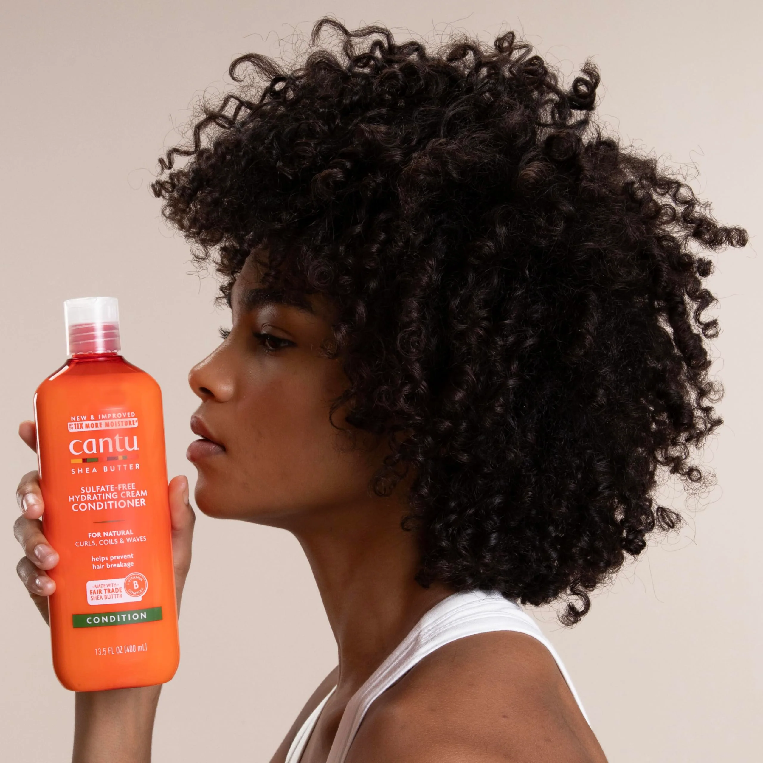 Cantu Shea Butter for Natural Hair Hydrating Cream Conditioner, 13.5 Ounce (07532-12/3EU) - Image 4