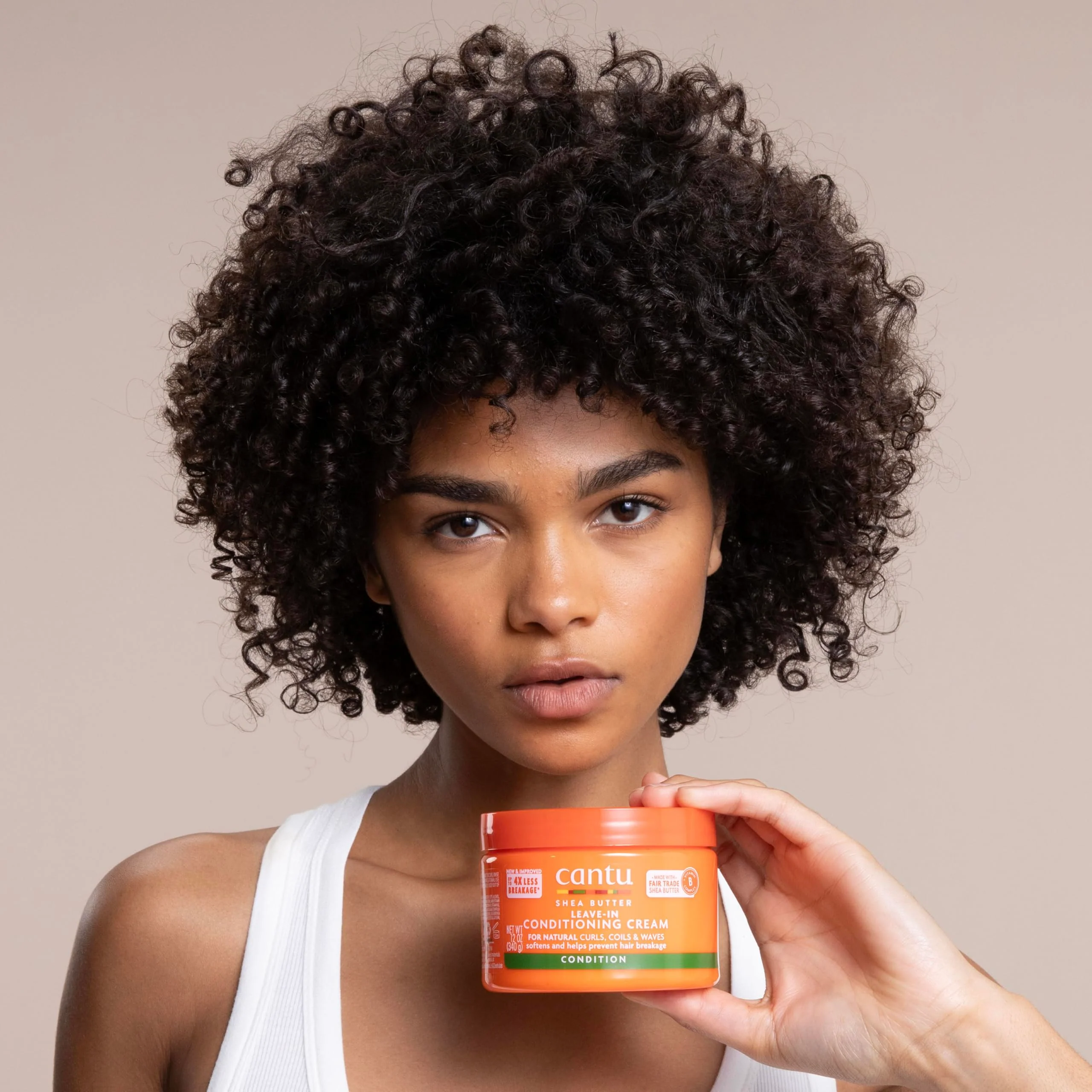 Cantu Shea Butter for Natural Hair Leave in Conditioning Cream, 12 Oz - Image 4