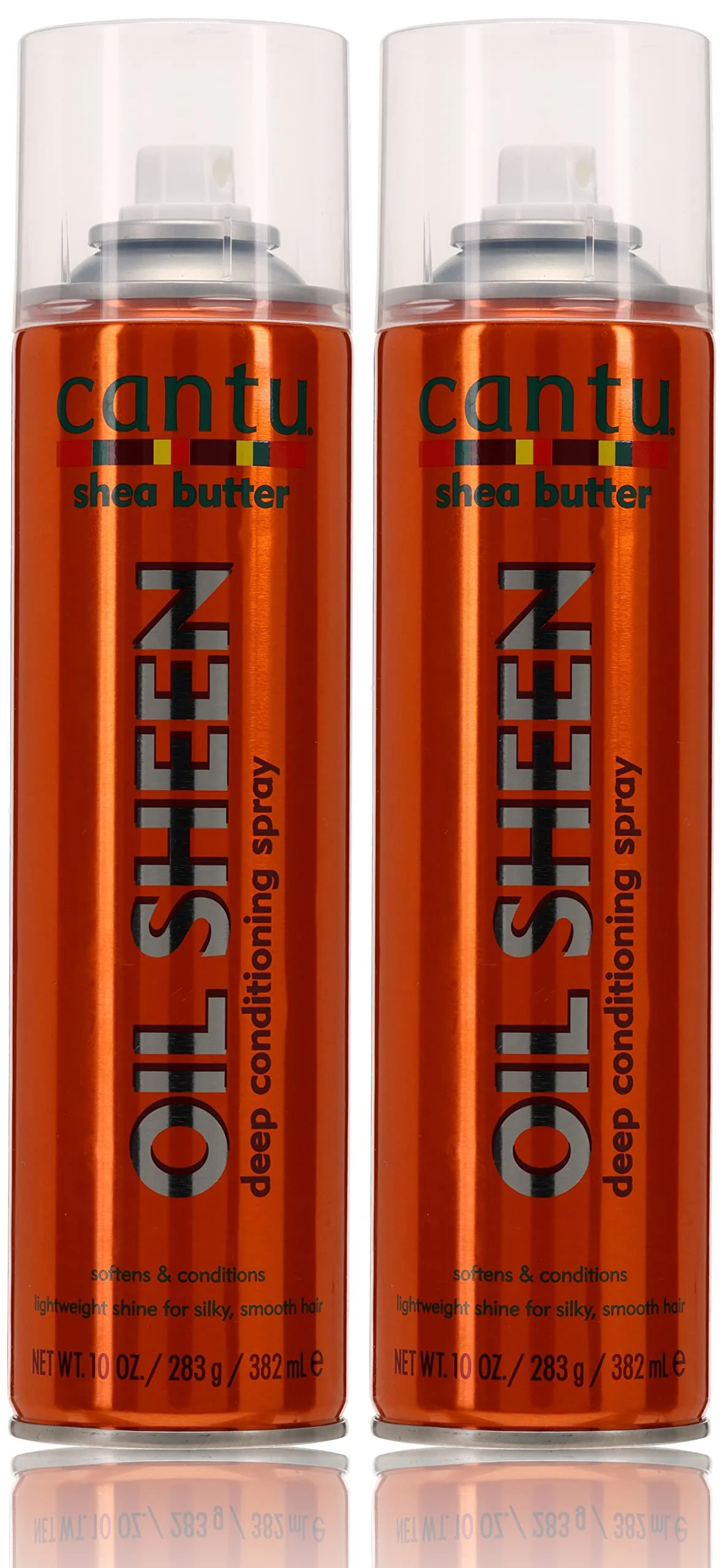 Cantu Shea Butter Oil Sheen Deep Conditioning Spray 10 Ounce (295ml) (2 Pack)