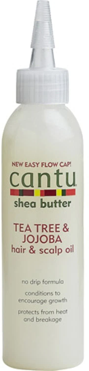 Cantu Shea Butter Tea Tree & Jojoba Hair & Scalp Oil, 6 Fluid Ounce