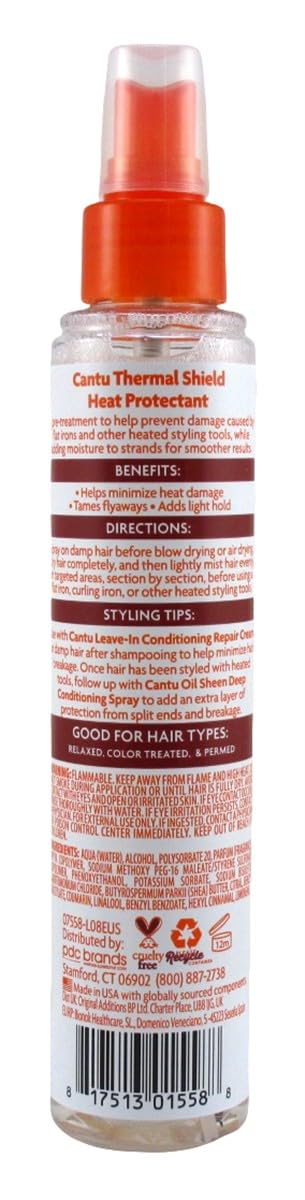 Cantu Shea Butter Thermal Shield Heat Protectant 5.1 Ounce (Pack of 2) - Image 2