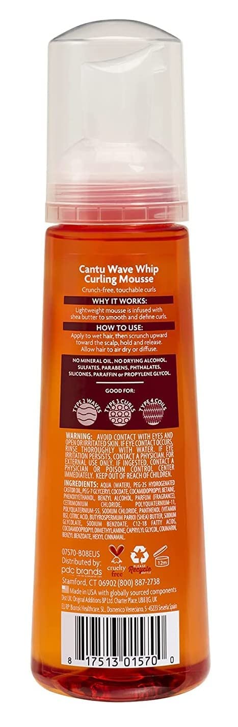 Cantu Shea Butter Wave Whip Curling Mousse 8.4 Ounce (Pack of 6) - Image 2
