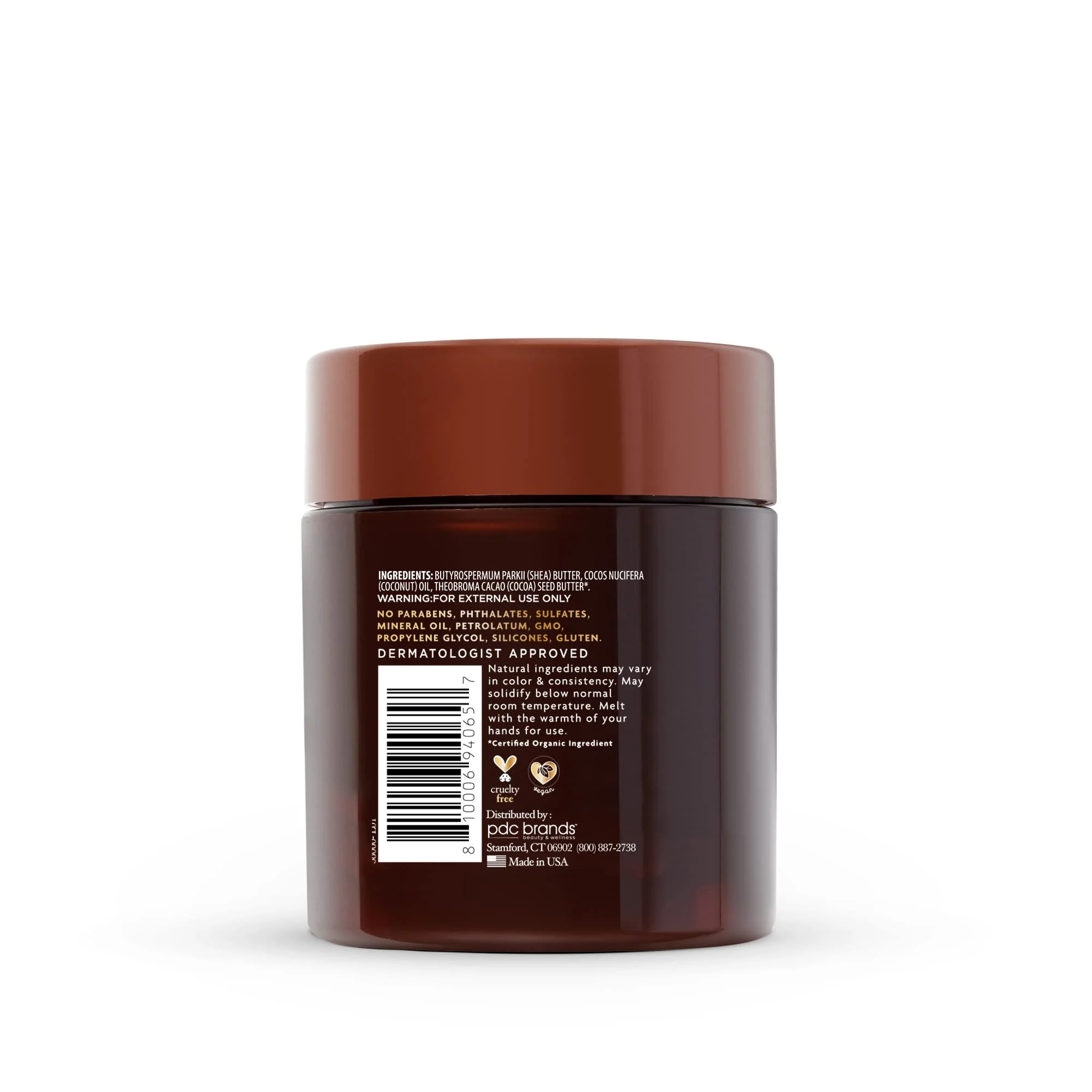 Cantu Skin Therapy Hydrating Raw Blends Body Butter, Cocoa Butter, Shea Butter And Coconut Oil, 5.5 Ounce - Image 8