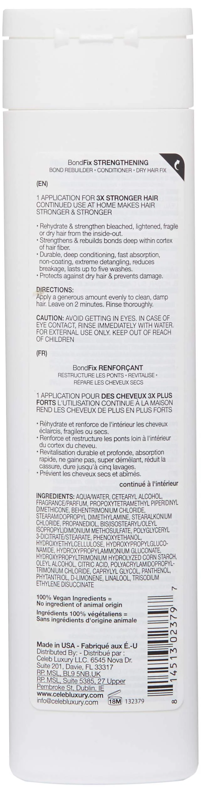 Celeb Luxury Moisturizing Hair Conditioner Mask, BondFix Bond Rebuilder Daily Hydration, Deep Hair Conditioner Treatment For Strong Healthy Hair - Image 2
