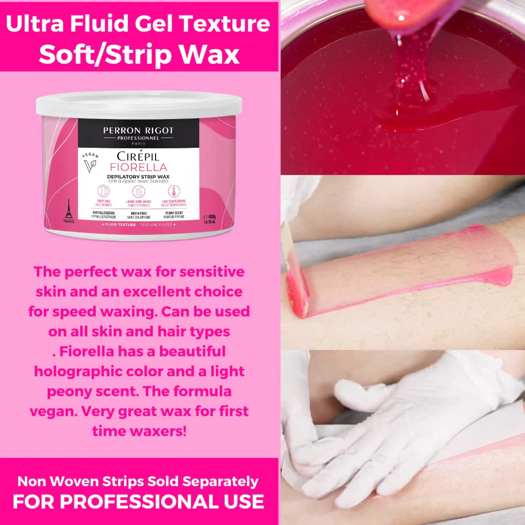 Cirepil - Fiorella - 400g / 14.11 oz Soft Wax Tin - Fresh Peony Scent & Rosin-Free Formula - Beginner-Friendly Strip Wax for Face & Body - Low Temp Refill Tin, Strips Needed - Image 6