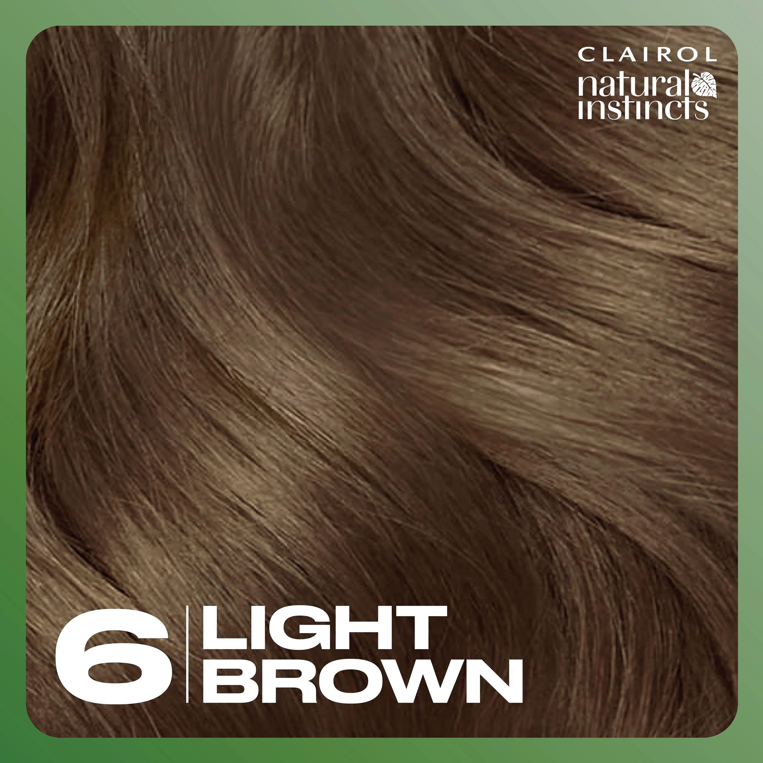 Clairol Natural Instincts Demi-Permanent Hair Color, 6 Light Brown Hair Color, Pack of 1 - Image 8