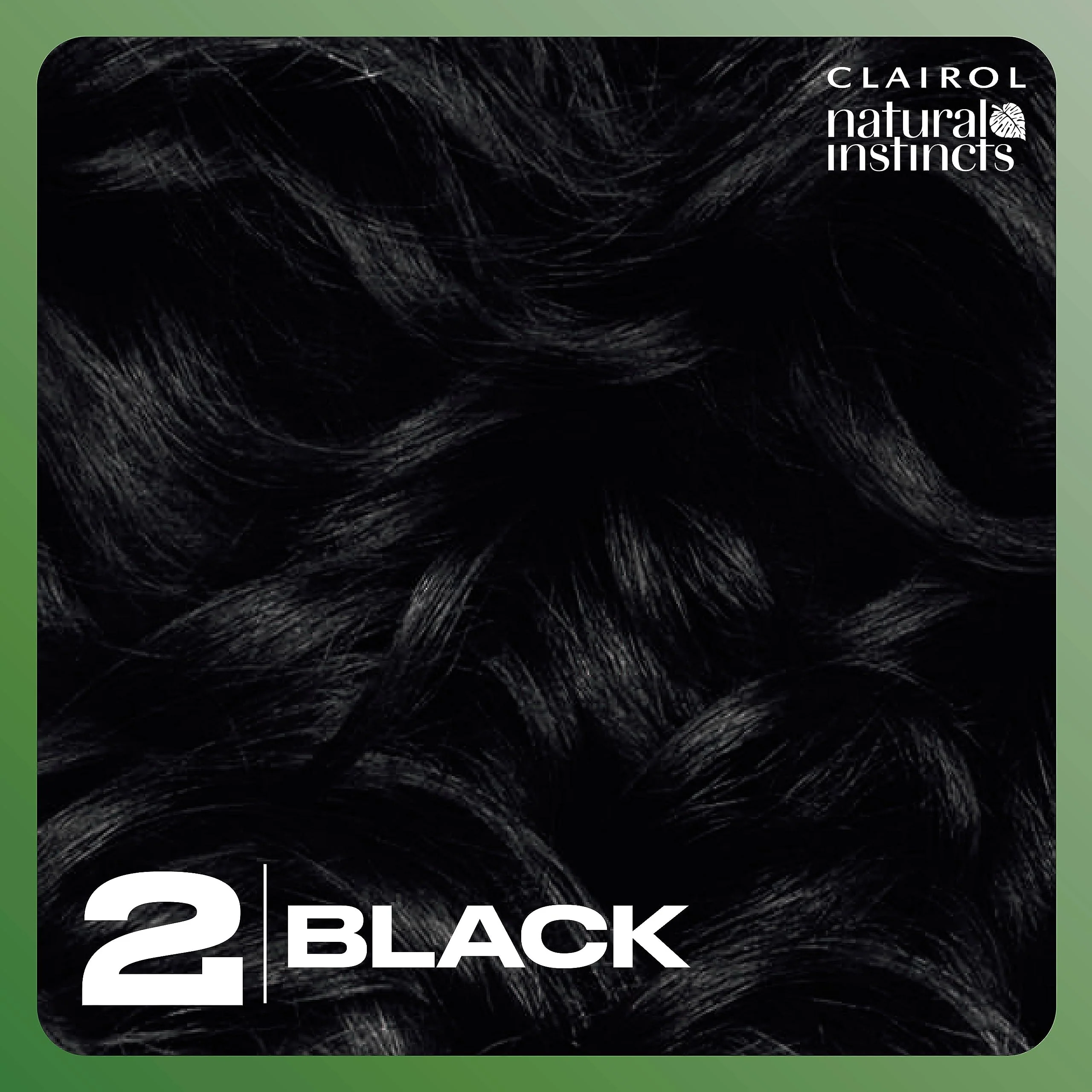 Clairol Natural Instincts Demi-Permanent Hair Dye, 2 Black Hair Color, Pack of 3 - Image 8