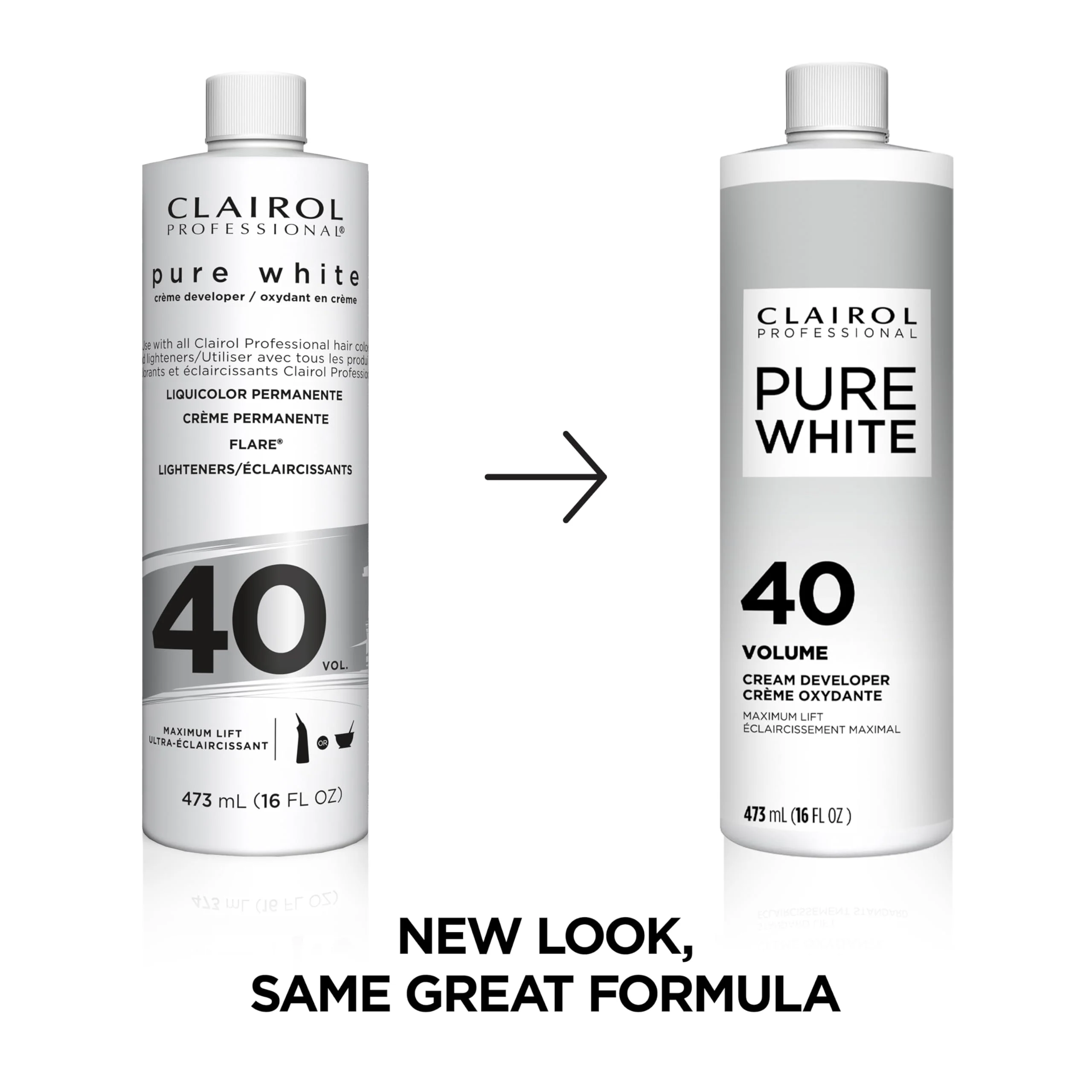 Clairol Professional Pure White 40 volume Crème Developer, 16 oz - Image 3
