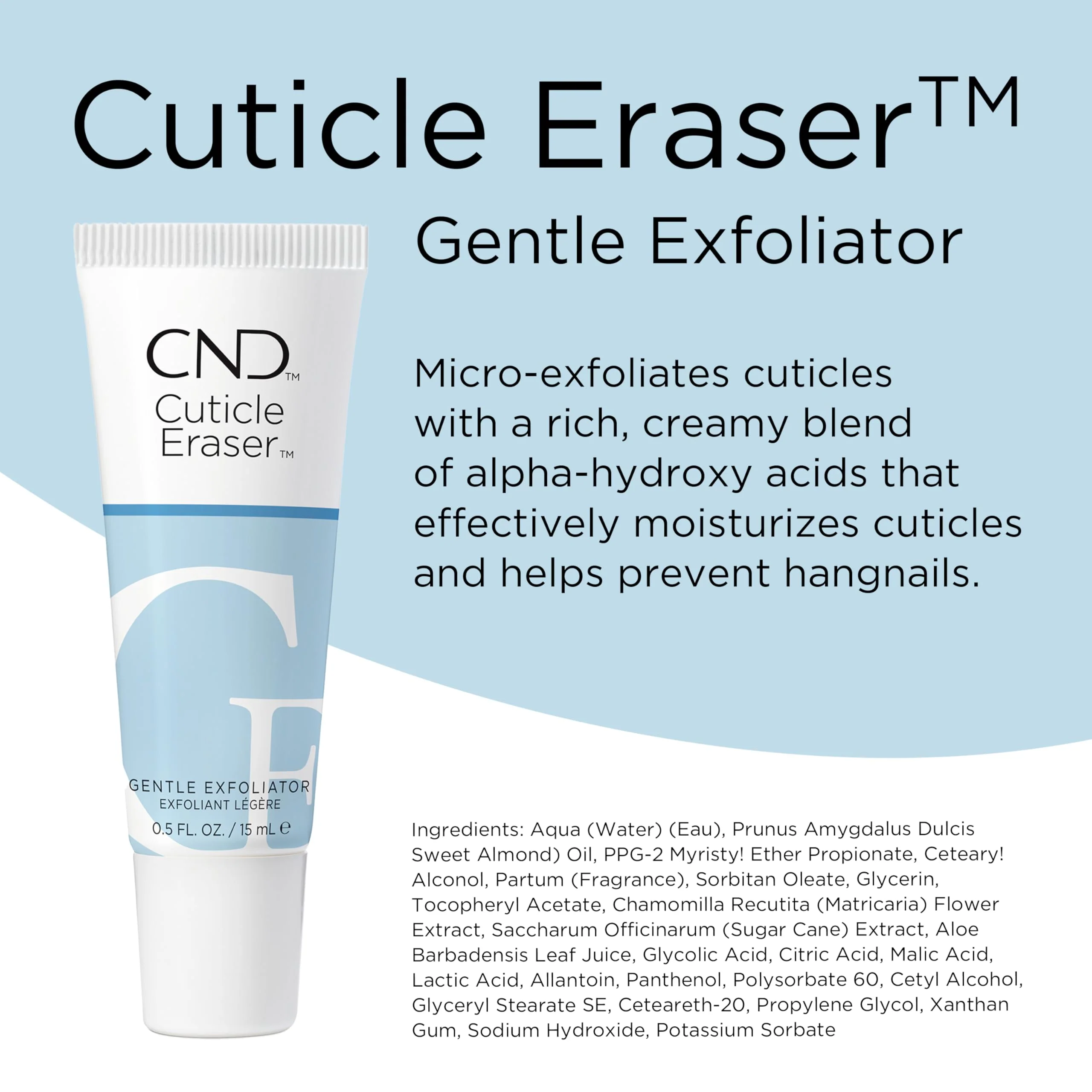 CND Cuticle Eraser Gentle Exfoliator, 0.5 fl oz - Image 5