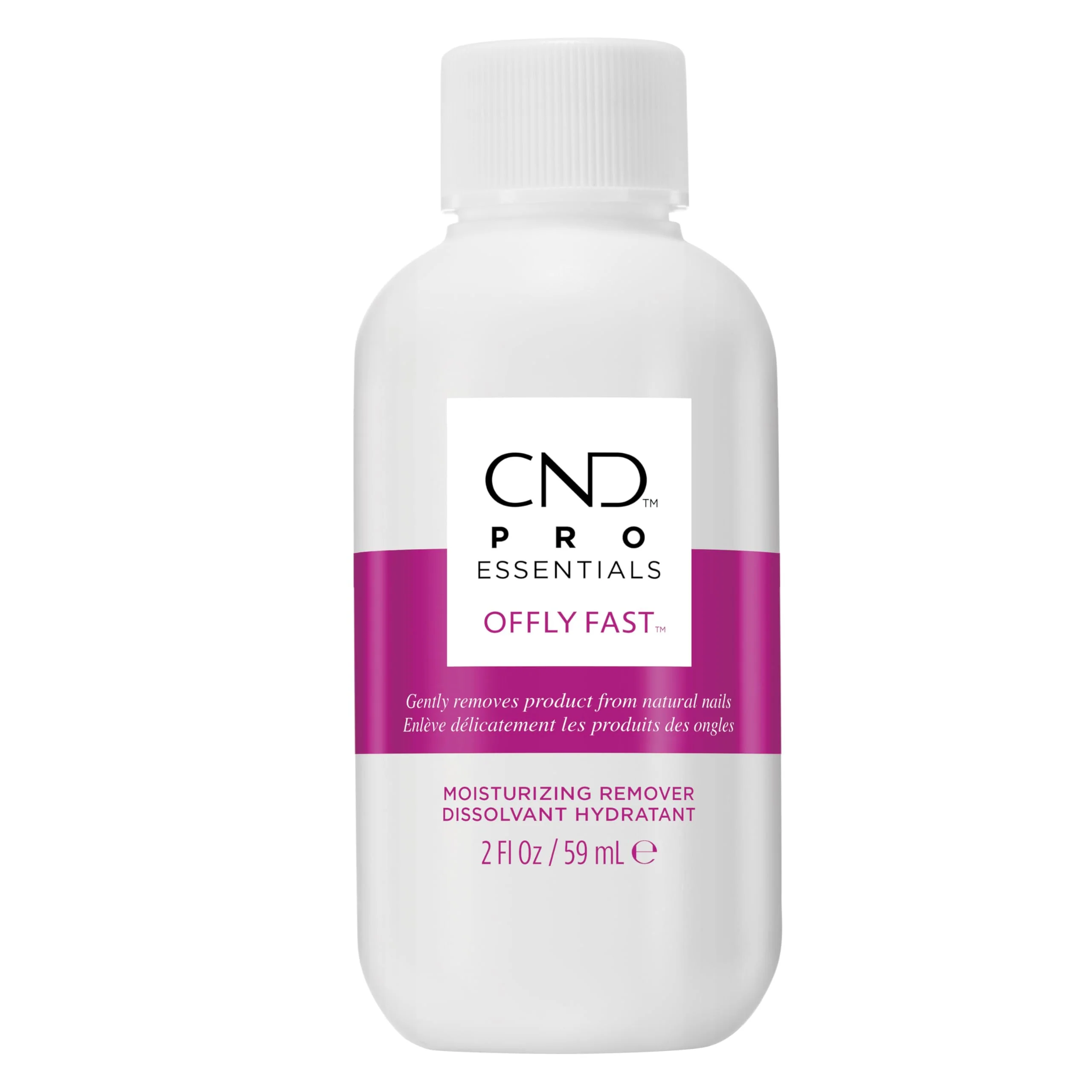 CND OFFLY FAST Moisturizing Nail Polish Remover, 2 fl oz