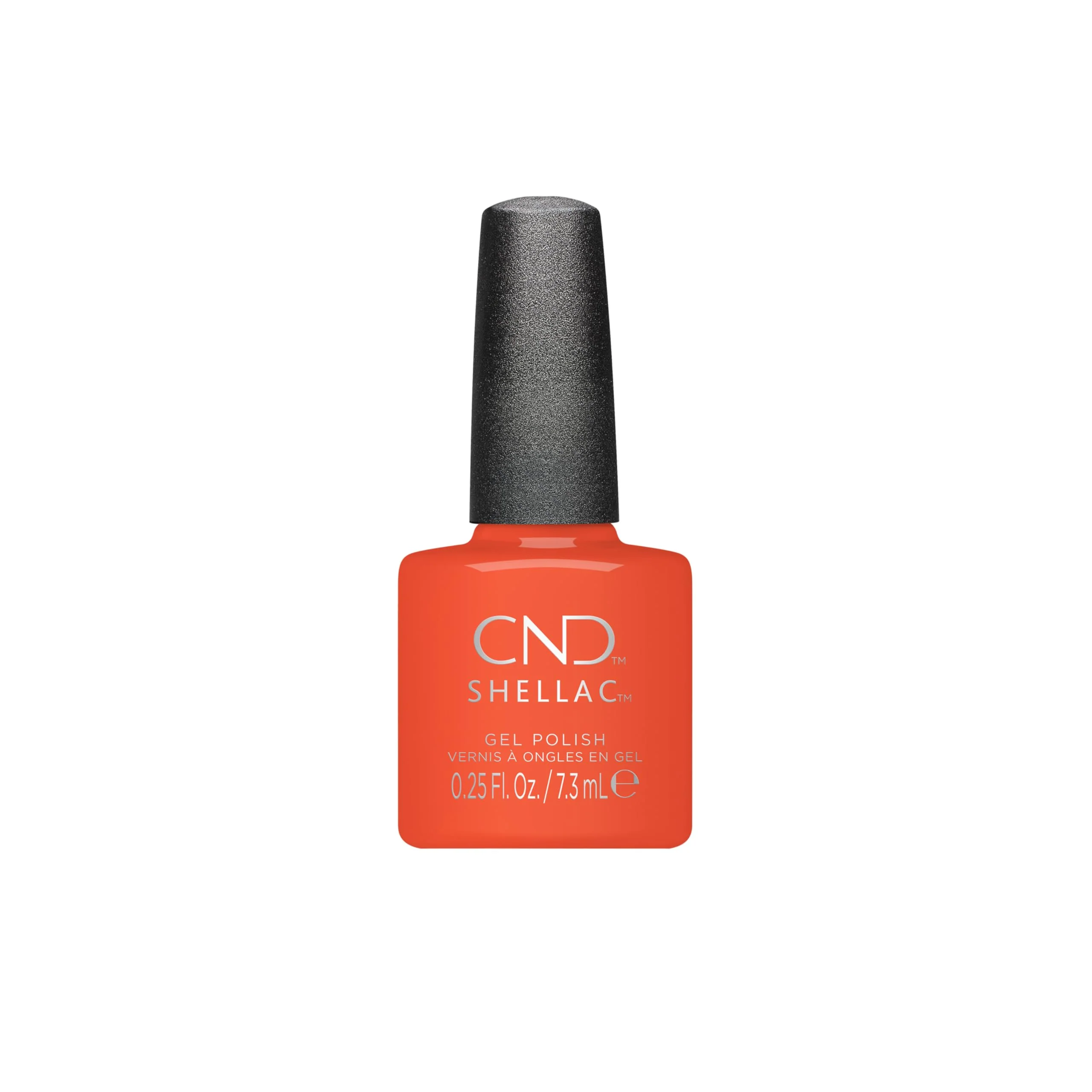 CND Shellac Gel Nail Polish, Long-lasting Nail Paint Color with Curve-hugging Brush, 323 B-day candle, 0.25 fl oz