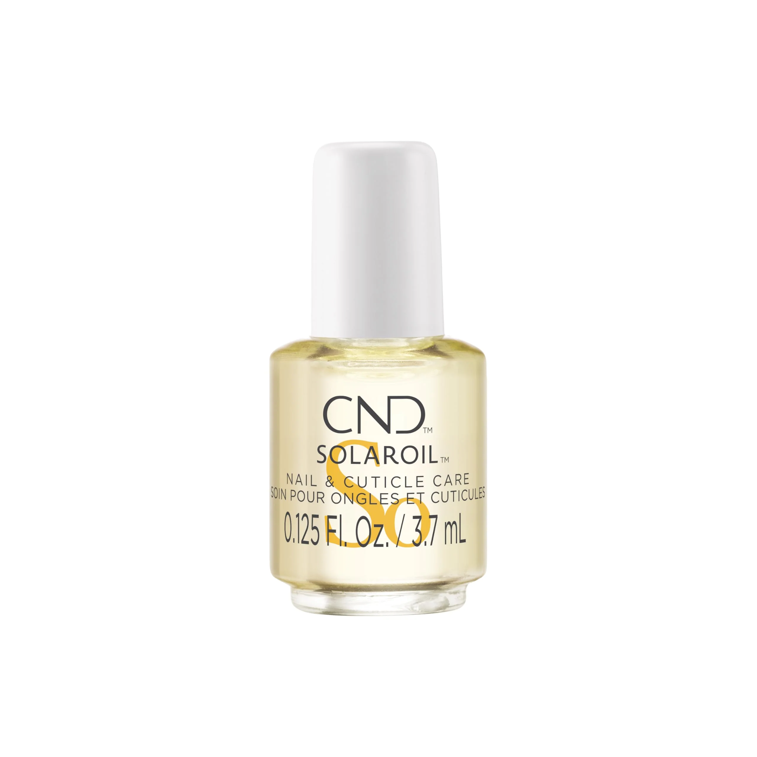 CND SolarOil Cuticle Oil, Natural Blend Of Jojoba, Vitamin E, Rice Bran and Sweet Almond Oils, Moisturizes and Conditions Skin, Pack Of 1, 0.125 fl oz