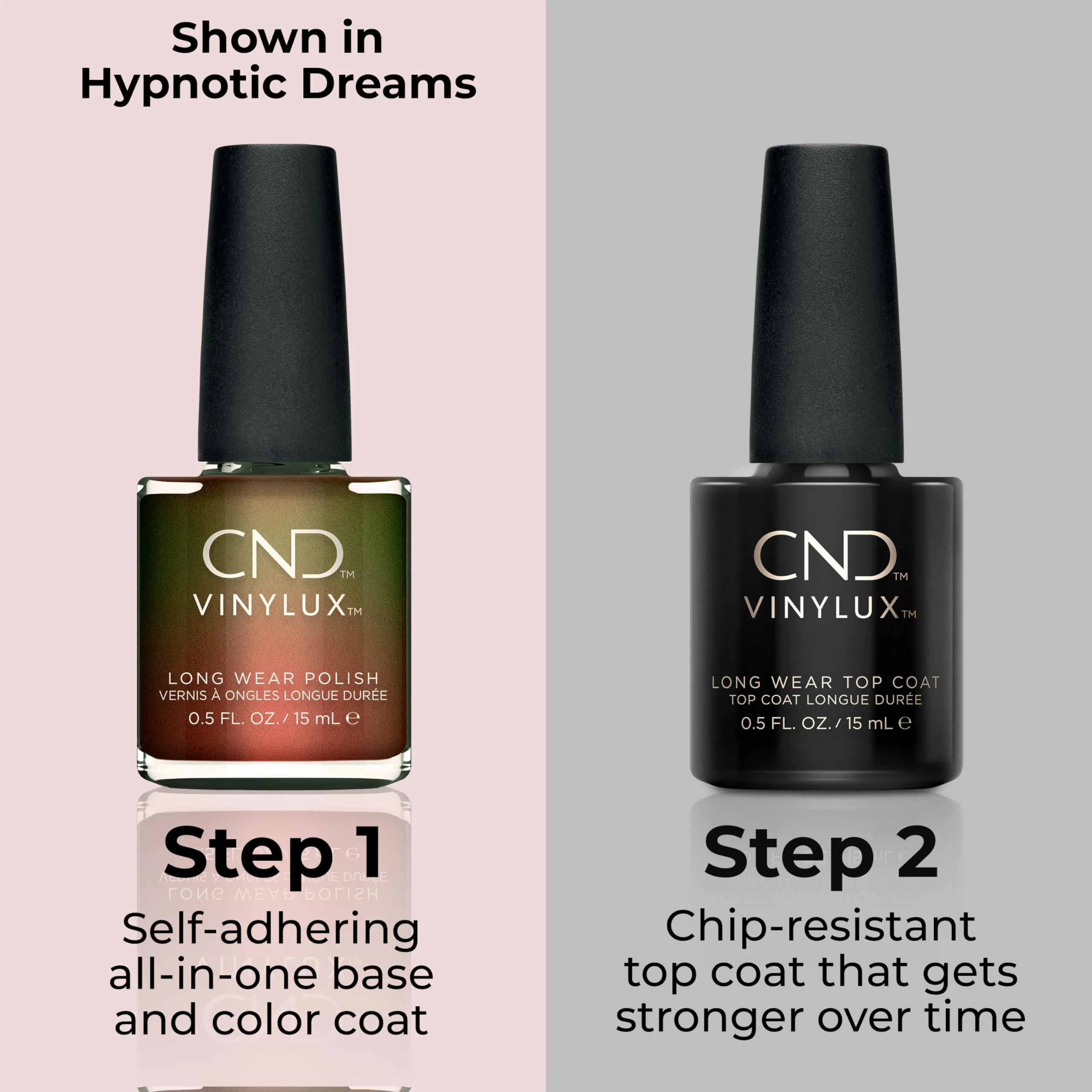 CND Vinylux Longwear Metallic Nail Polish, Gel-like Shine & Chip Resistant Color, 0.5 Fl Oz - Image 4
