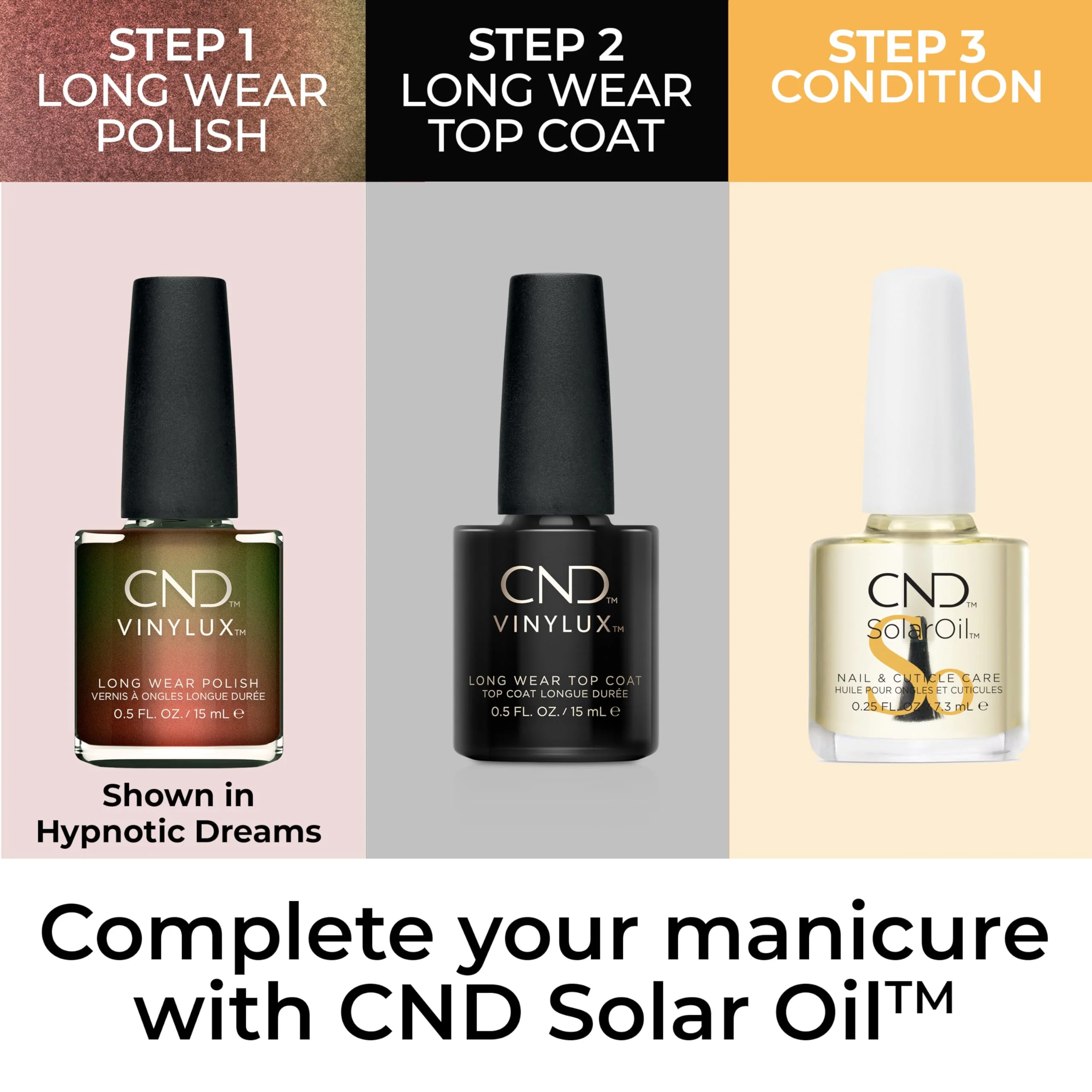 CND Vinylux Longwear Metallic Nail Polish, Gel-like Shine & Chip Resistant Color, 0.5 Fl Oz - Image 5