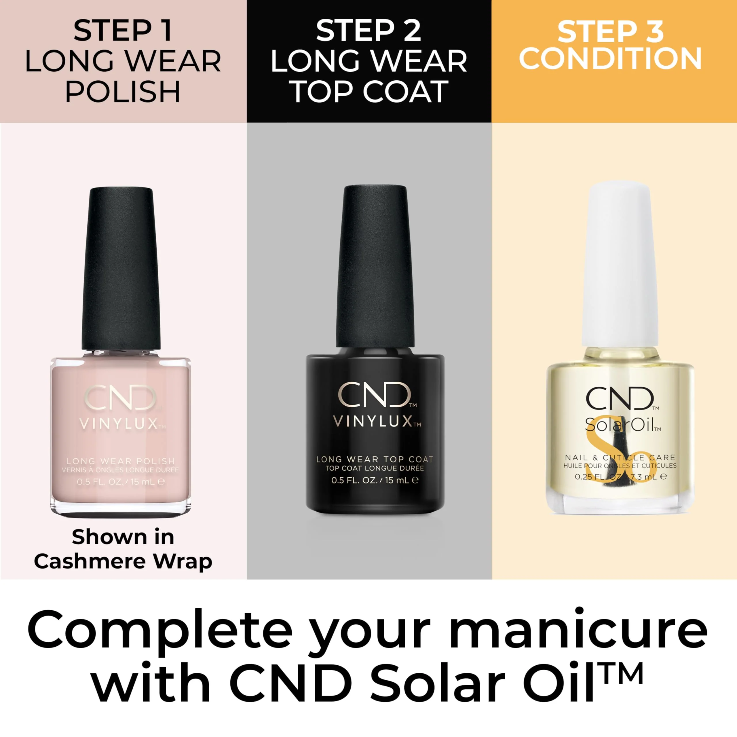 CND Vinylux Longwear Nude Nail Polish, Gel-like Shine & Chip Resistant Color, 0.5 Fl Oz - Image 5