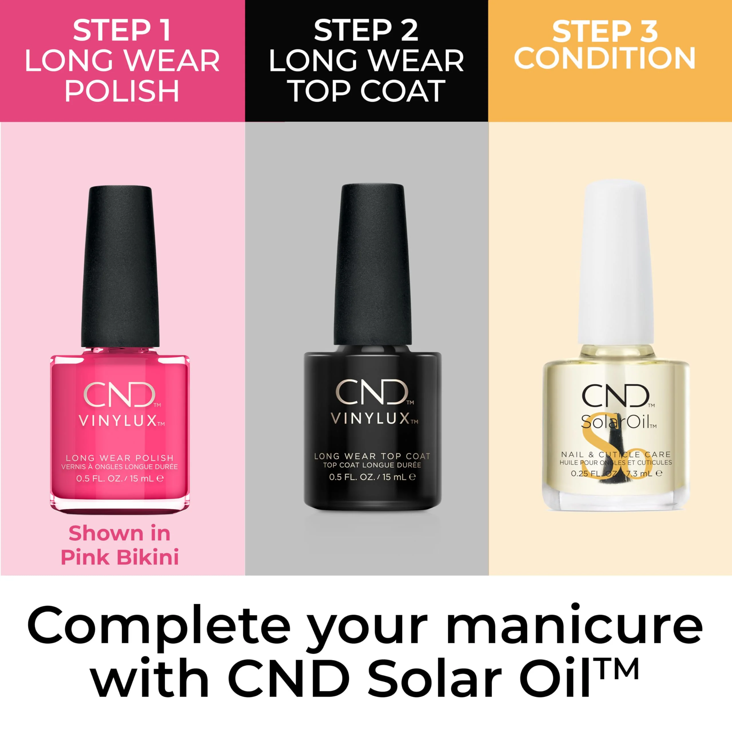 CND Vinylux Longwear Pink Nail Polish, Gel-like Shine & Chip Resistant Color, 0.5 Fl Oz - Image 5