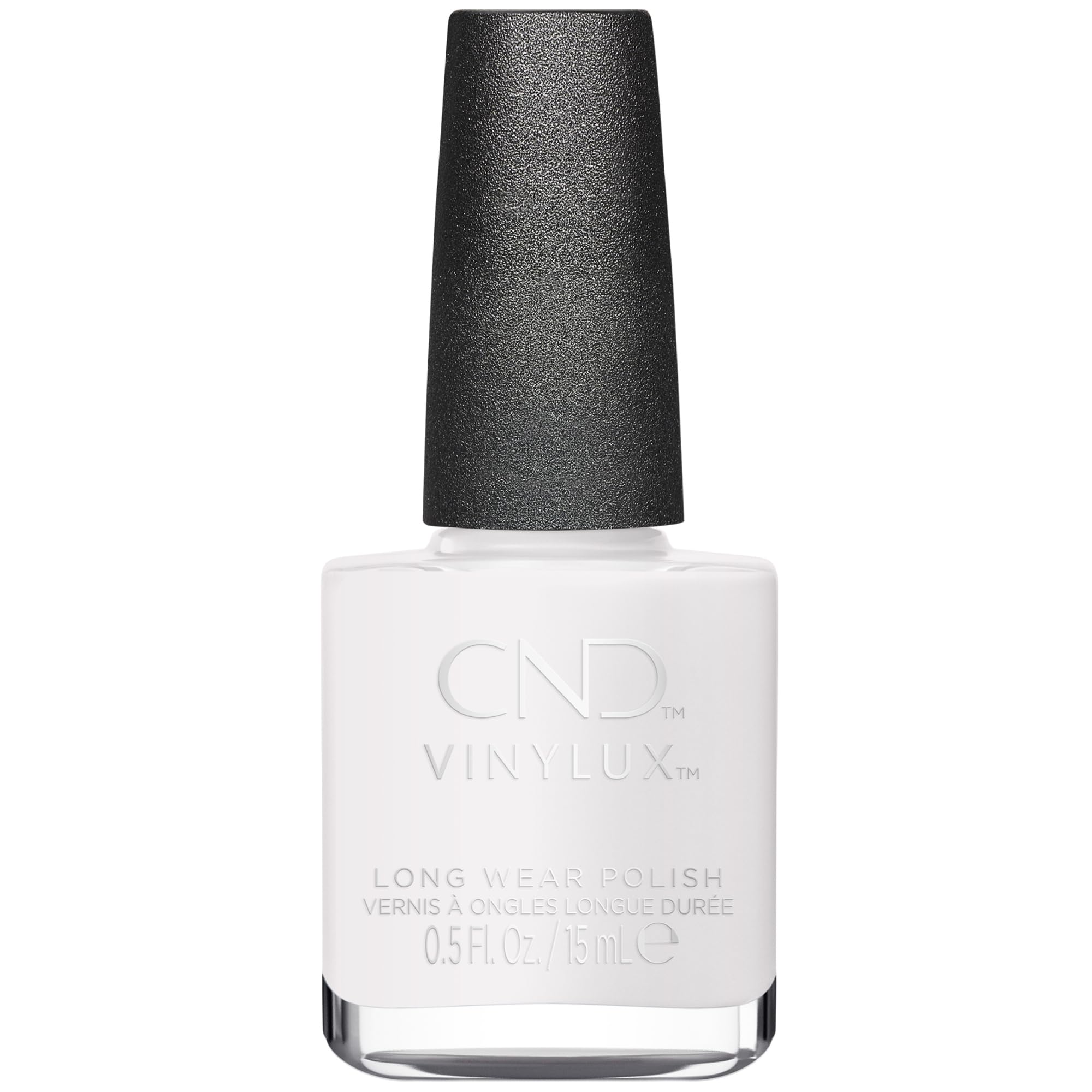 CND Vinylux Longwear White Nail Polish, Gel-like Shine & Chip Resistant Color, Cream Puff, 0.5 fl. oz