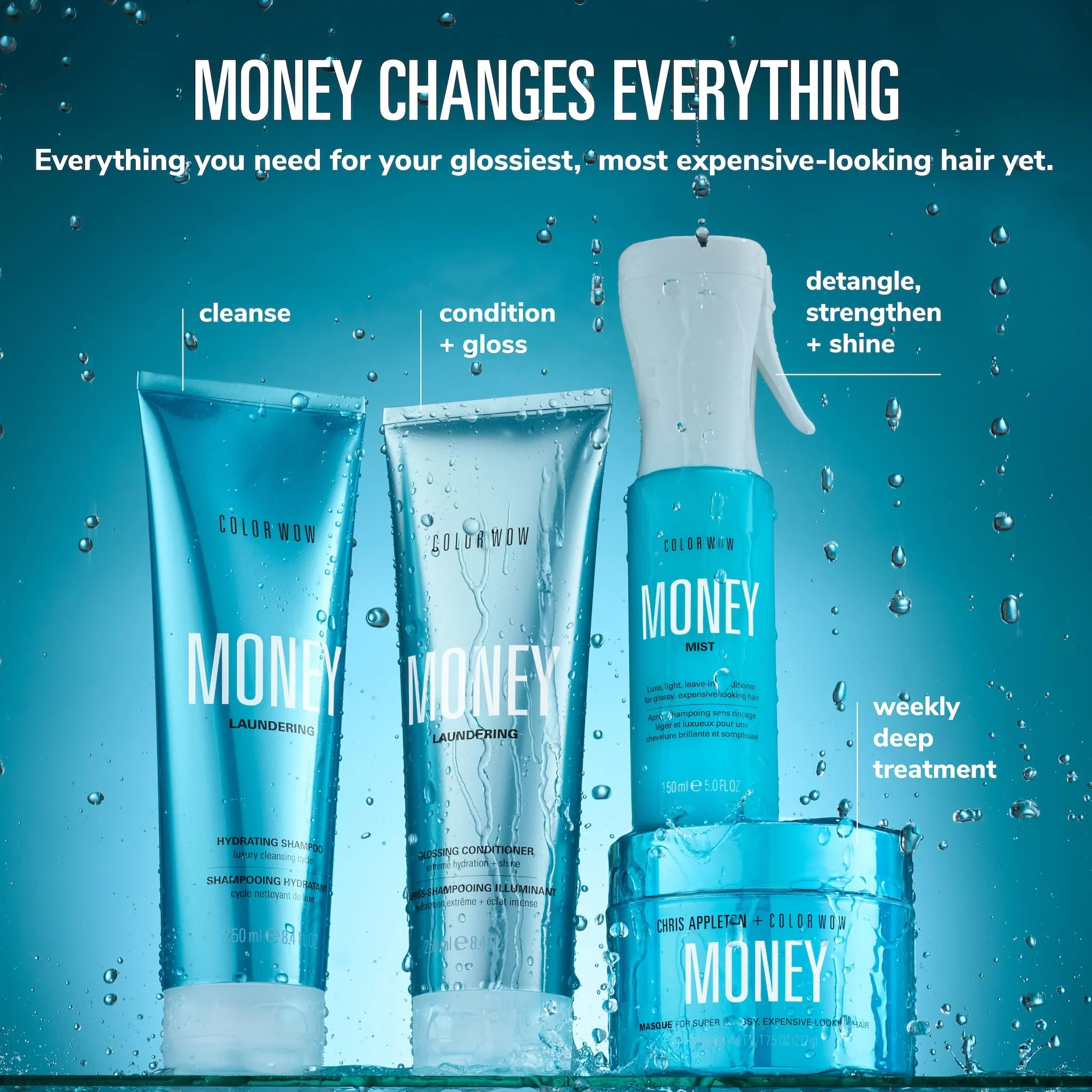 COLOR WOW Money Laundering Hydrating Shampoo + Glossing Conditioner Set for Scandalously Rich Results - Image 8