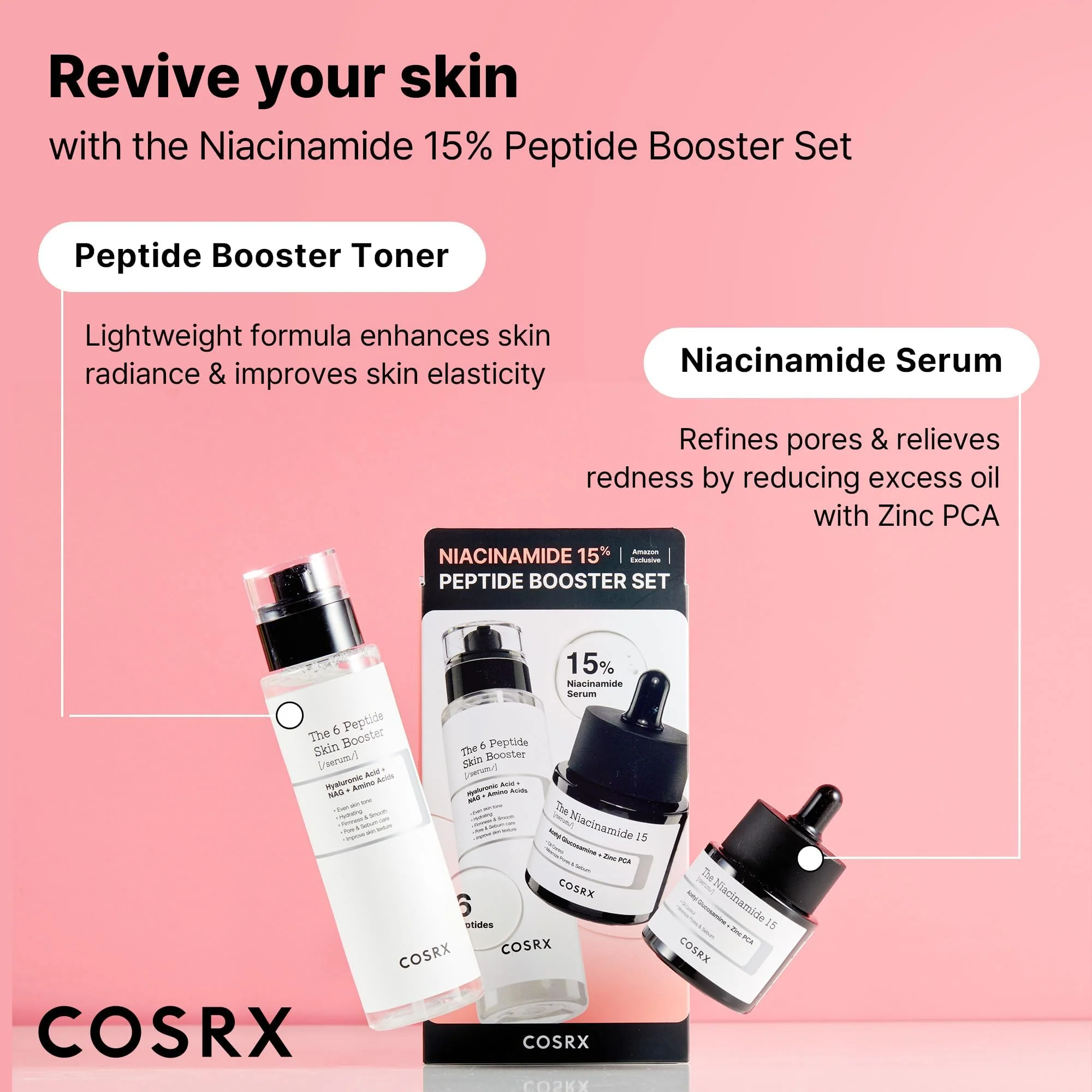 COSRX Vitamin C 23% Peptide Booster Set - Amazon Exclusive - Korean Skin Care, Gift Sets, Vitamin C Serum, Face Serum - Image 5