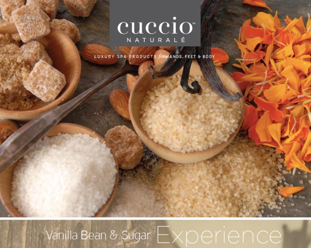 Cuccio Naturale Scentual Salt Soak 116 oz – Vanilla Bean & Sugar – Step 1 Spa Pedicure System – Hydrating Exfoliating Foot Soak with Sea Salts – Softens, Soothes & Refreshes Skin – Resealable Tub - Image 2