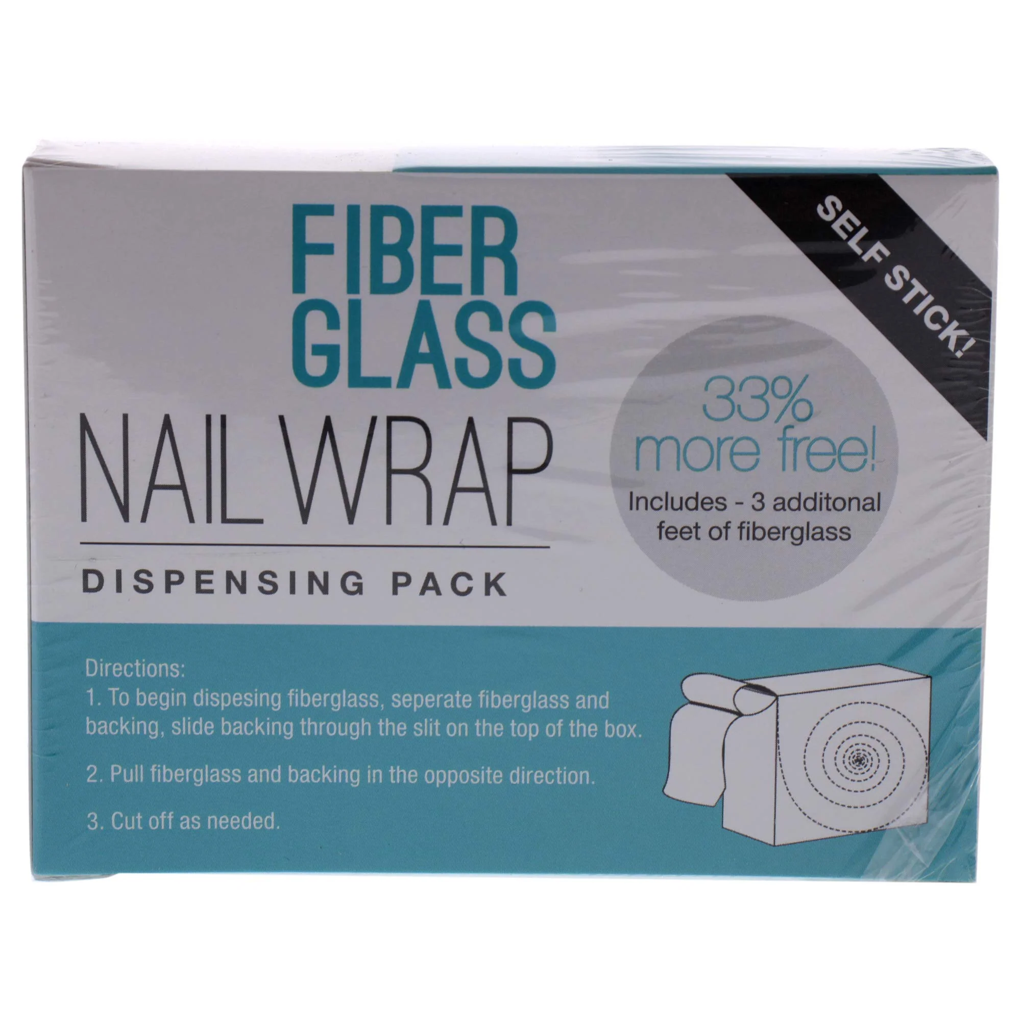 Cuccio Pro Fiberglass Nail Wrap - Strengthening, Repairing - Cranberry - 1 1/8 X 12 in - Image 2