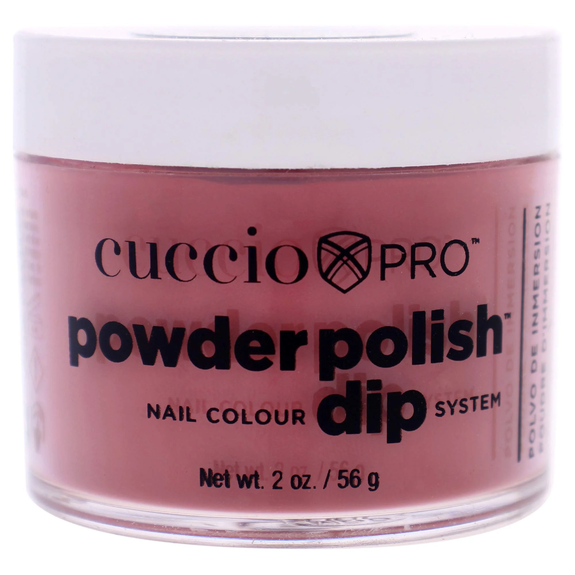 Cuccio Pro Powder Polish Dip - Rock Solid - Nail Lacquer for Manicures & Pedicures, Easy & Fast Application/Removal - No LED/UV Light Needed - Non-Toxic, Odorless, Highly Pigmented - 2 oz